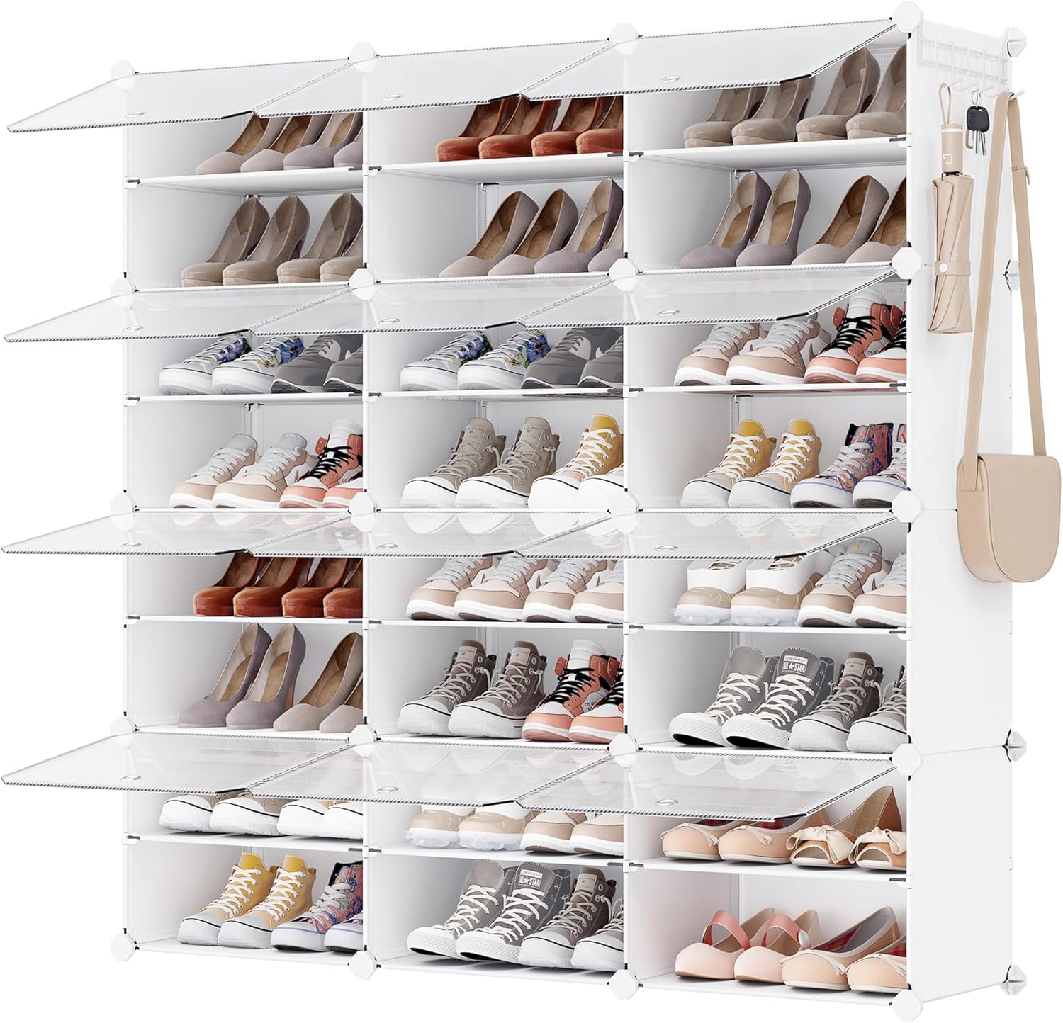 Detalle de SONGMICS Scarpiera modulare 12 scomparti 48 paia 👞