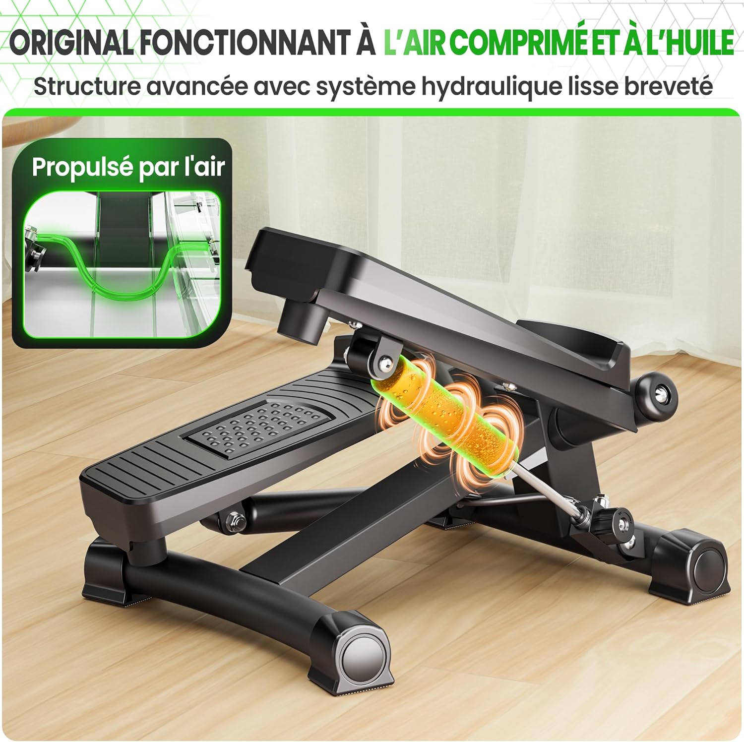 Thumbnail 6 de Mini stepper Fitness 100 kg