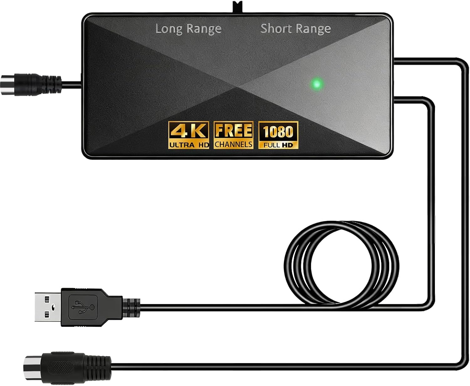 CSUXYD TV Signal Booster Aerial Amplifier: High Gain Indoor Antenna with USB Power