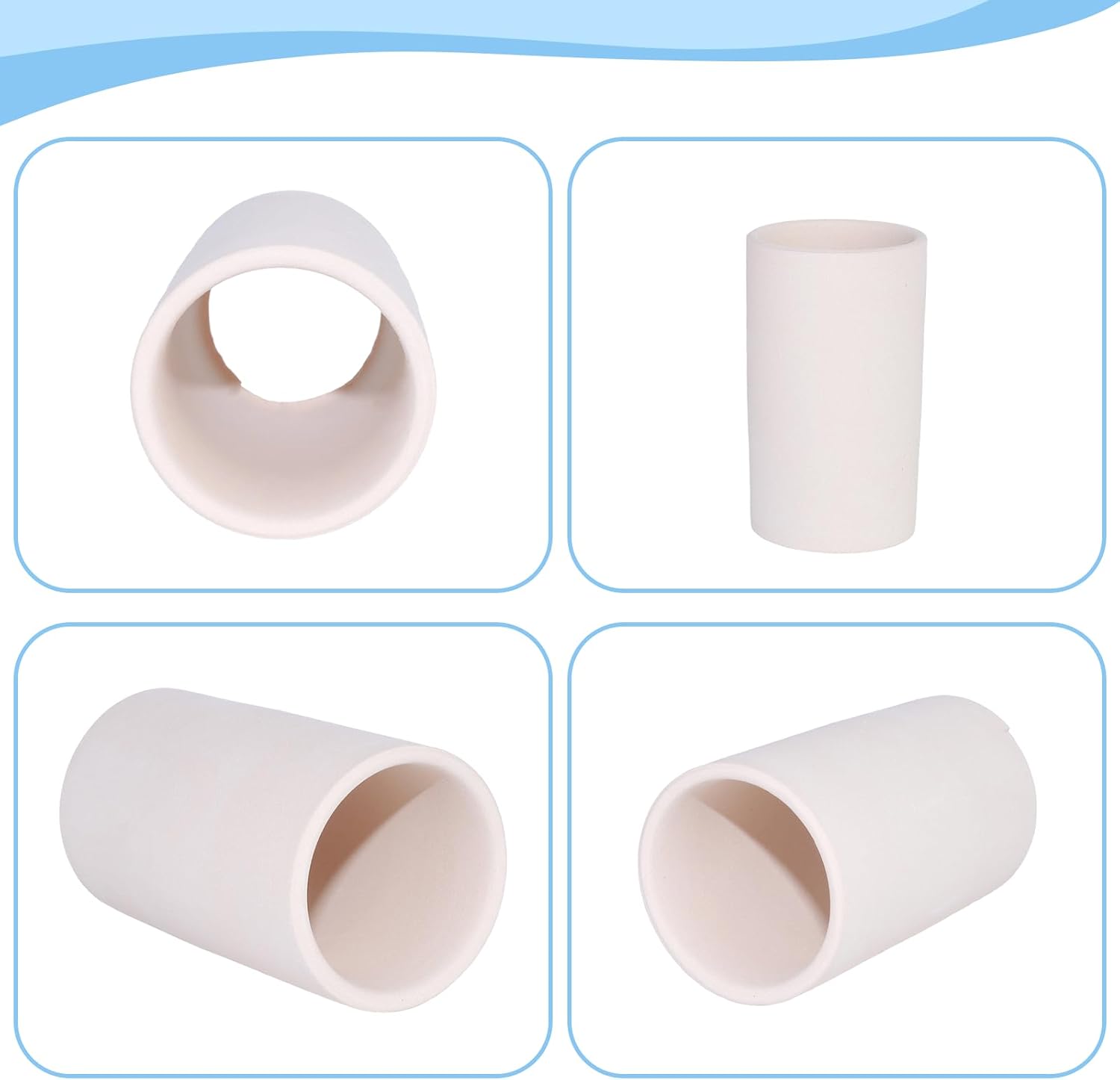 Detalle de MC MEICHUANG Ceramic Shrimp Breeding Cave, 1-Tube Aquarium Shelter