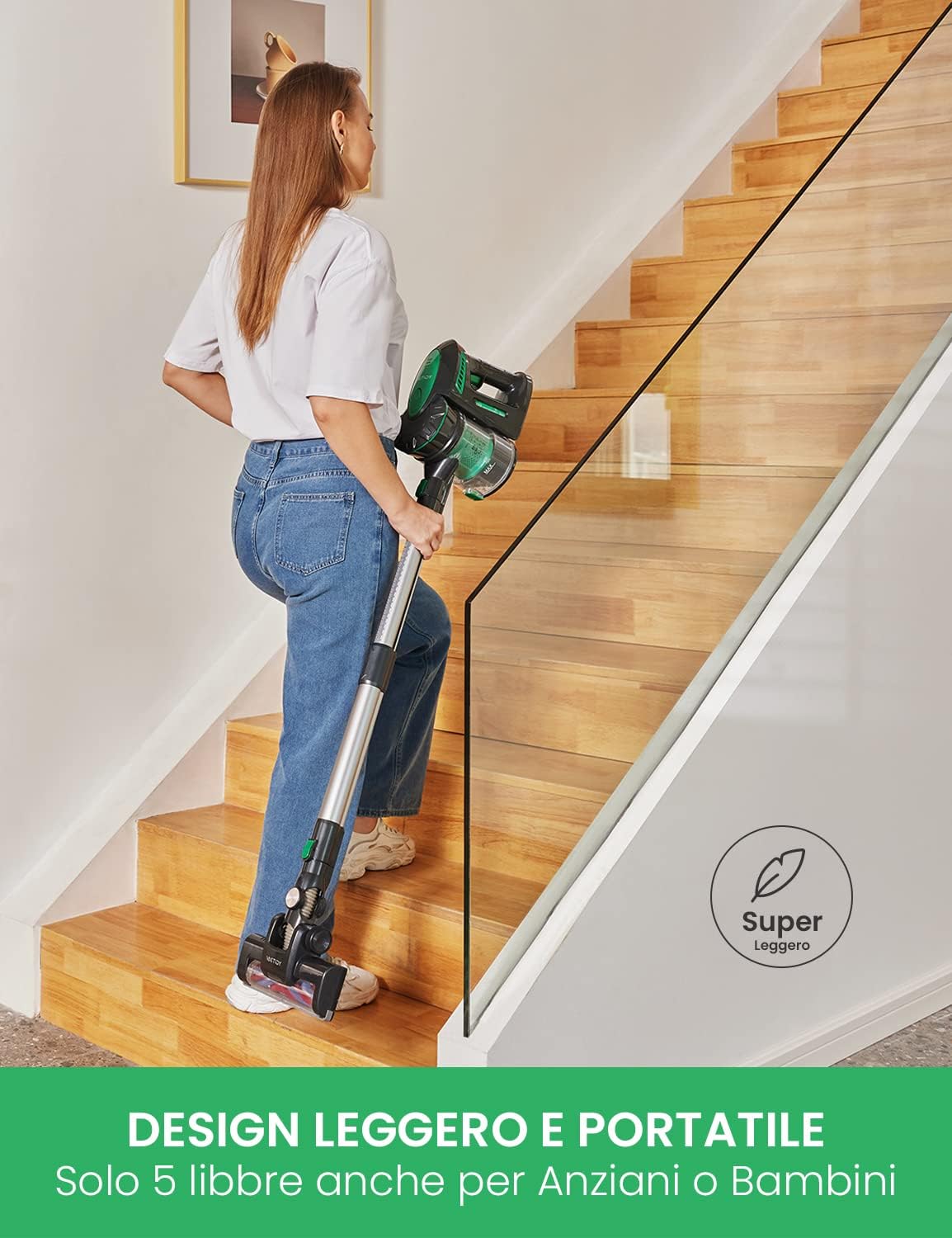 Detalle de Vactidy V8 Aspirapolvere senza fili 4 in 1