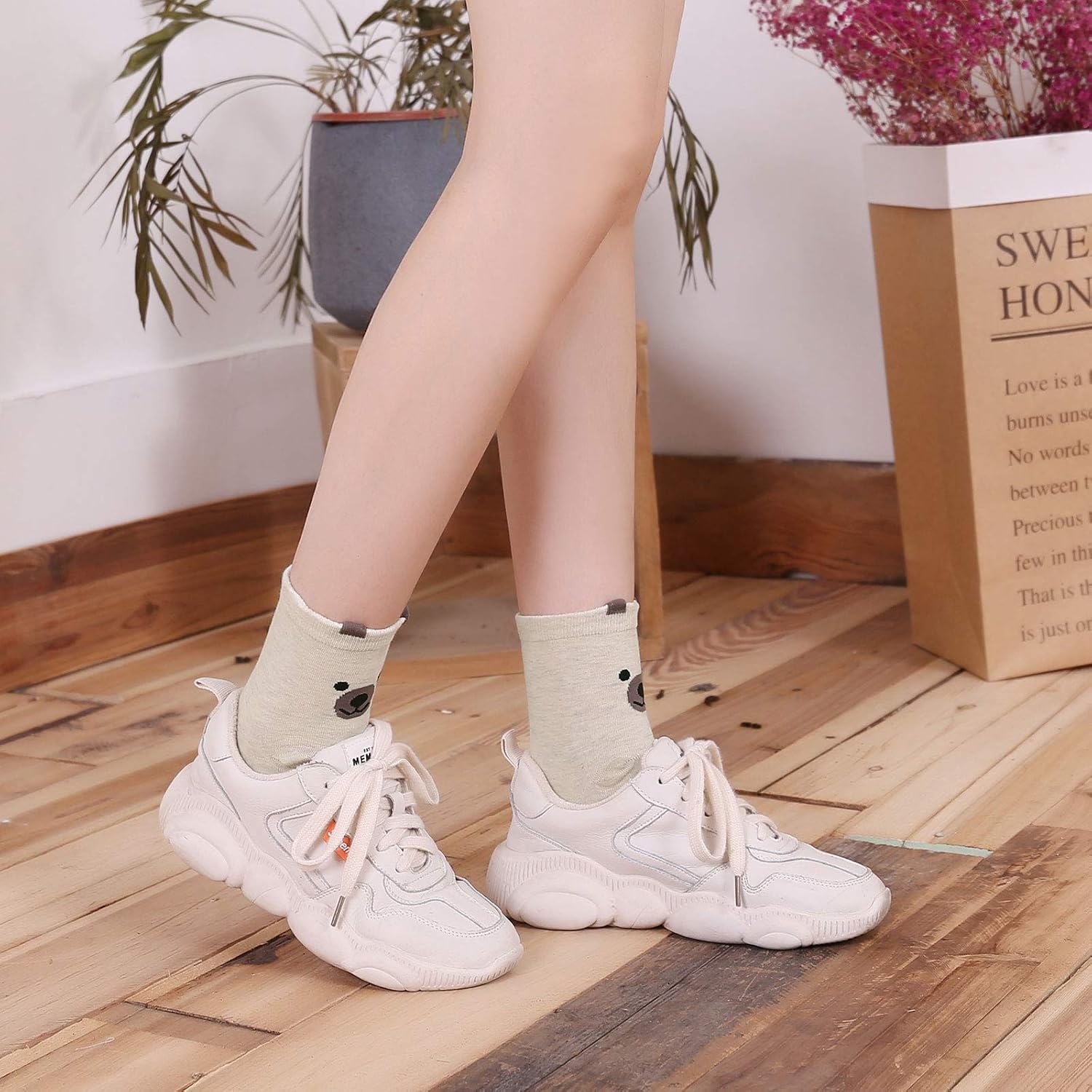 Thumbnail 6 de Chaussetettes Fantaisie Femme Animaux EU 37‑43
