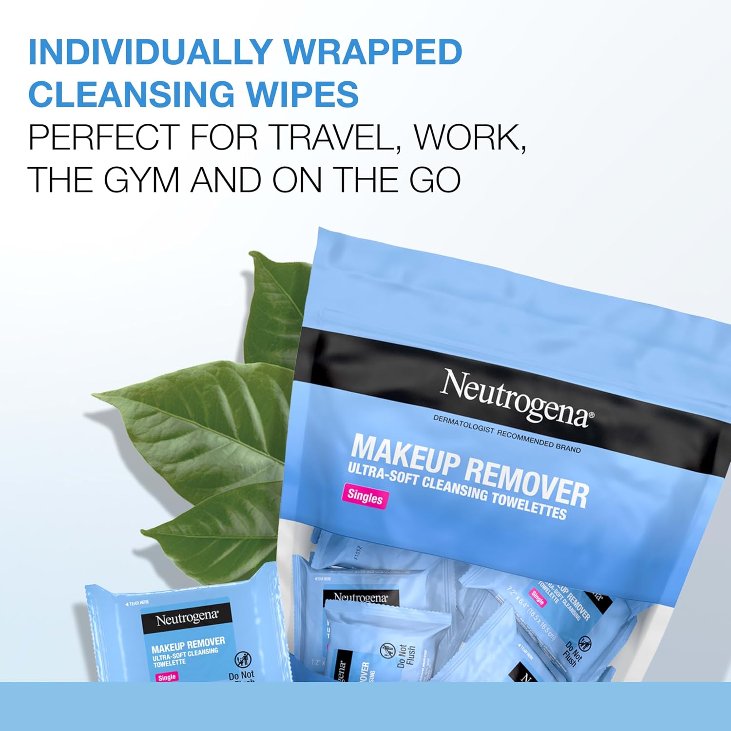 Detalle 2 de Neutrogena Makeup Remover Wipe Singles 20ct 🎀