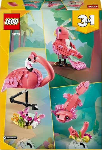 Thumbnail 12 de LEGO Creator 3in1 Wild Animals: Fenicottero Rosa (31170) – 3 modelli in uno, regalo creativo per bambini dai 8 anni