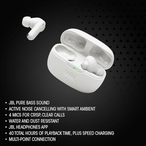 Thumbnail 5 de JBL Wave Beam 2: Auriculares True Wireless con cancelación de ruido y sonido JBL Pure Bass
