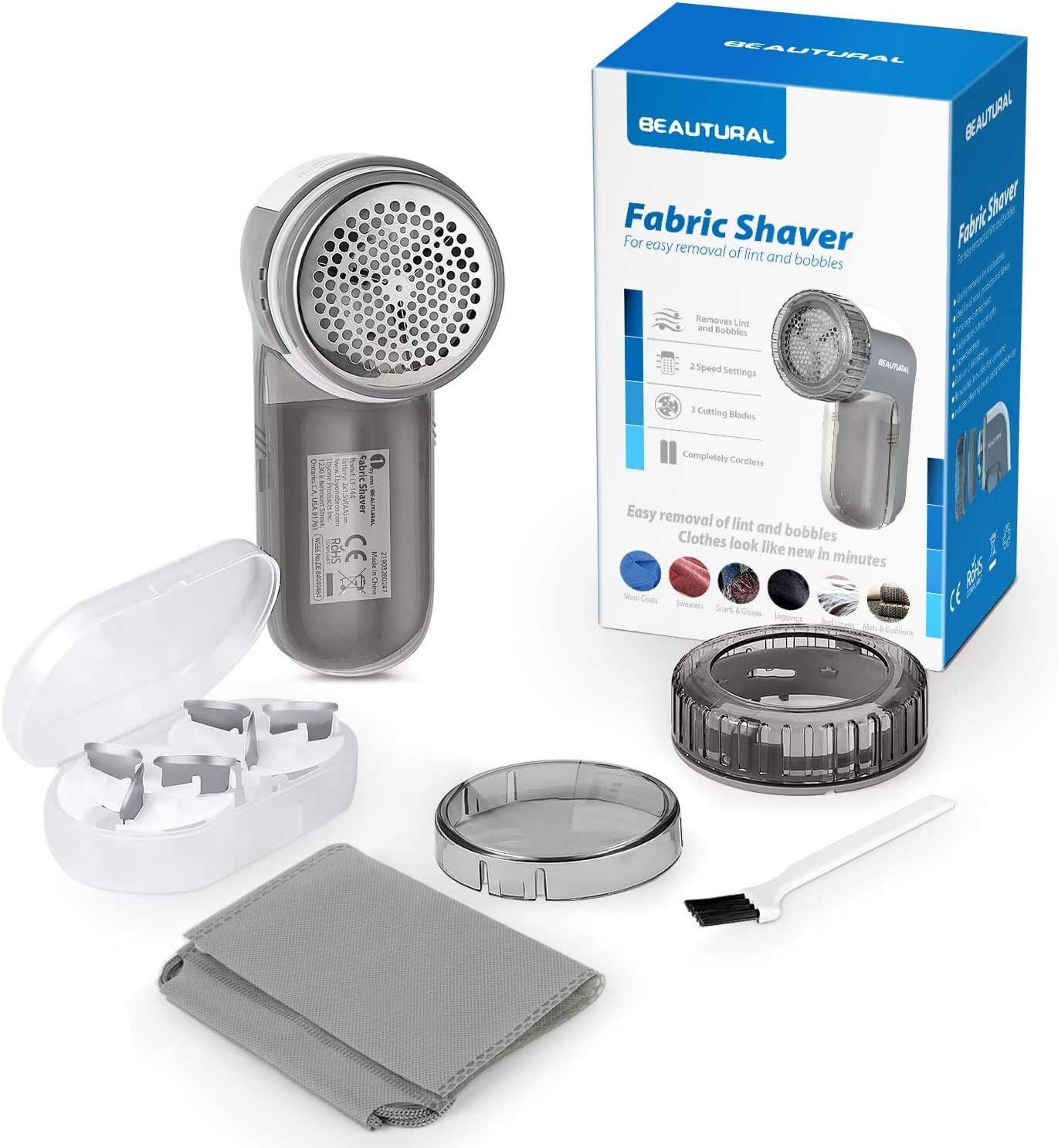 Thumbnail 6 de BEAUTURAL Portable Fabric Shaver and Lint Remover