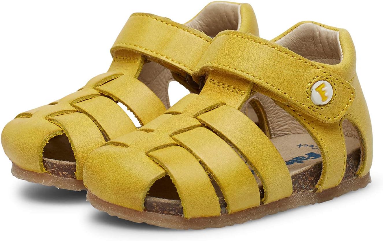 Thumbnail 2 de Falcotto Offene Sandale mit Herzmuster – Leder, Klettverschluss, Gummi-Außensohle
