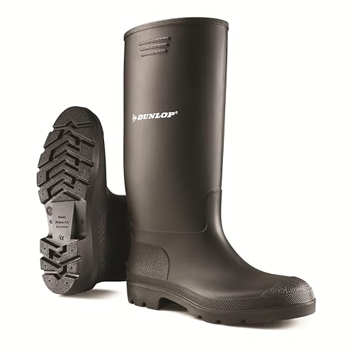 Detalle de Dunlop Pricemastor – Bottes en caoutchouc imperméables, Noir, 41 EU (Dunlop 380 PP/47)