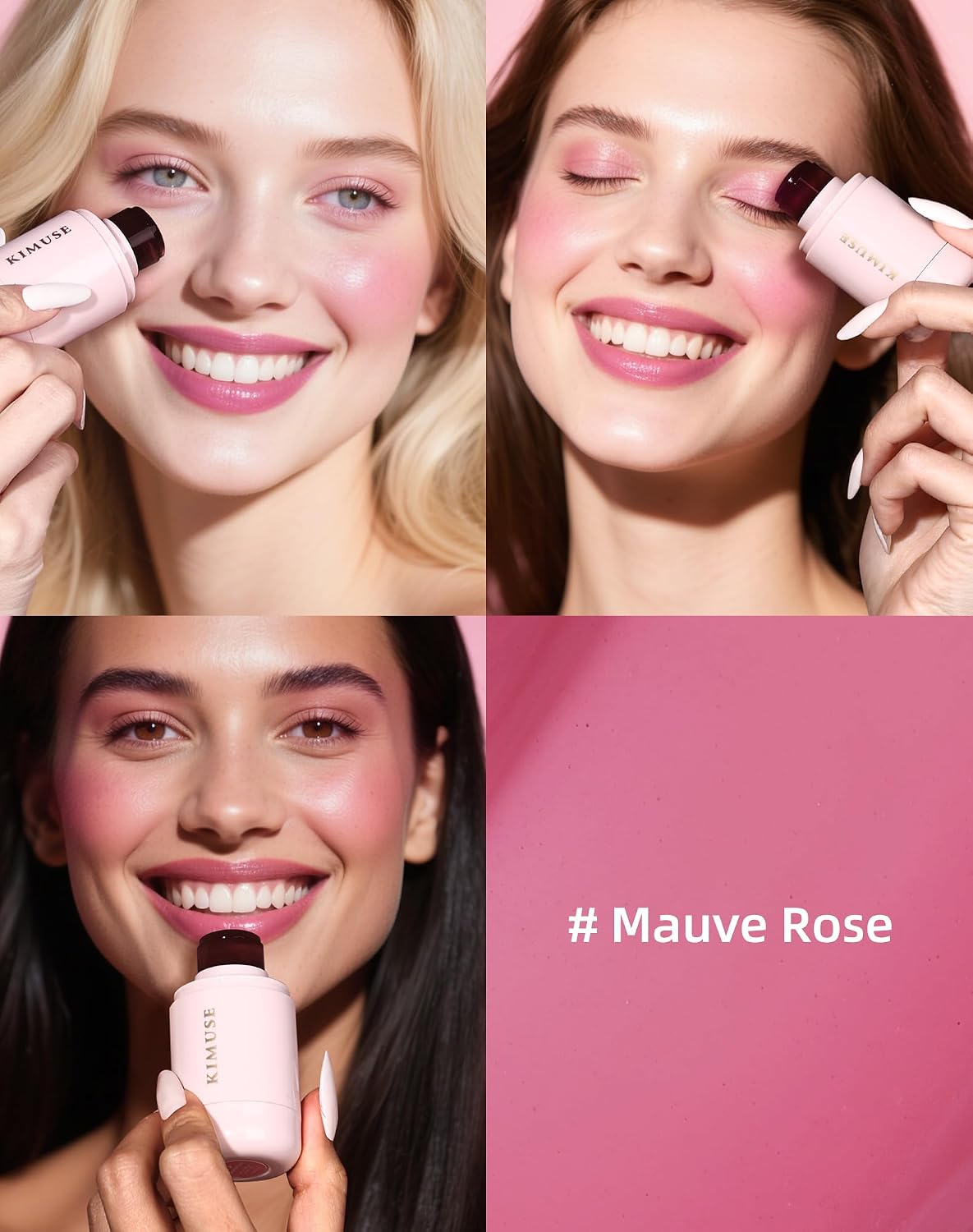 Detalle 2 de KIMUSE Jelly Cheek & Lip Tint Mauve Rose