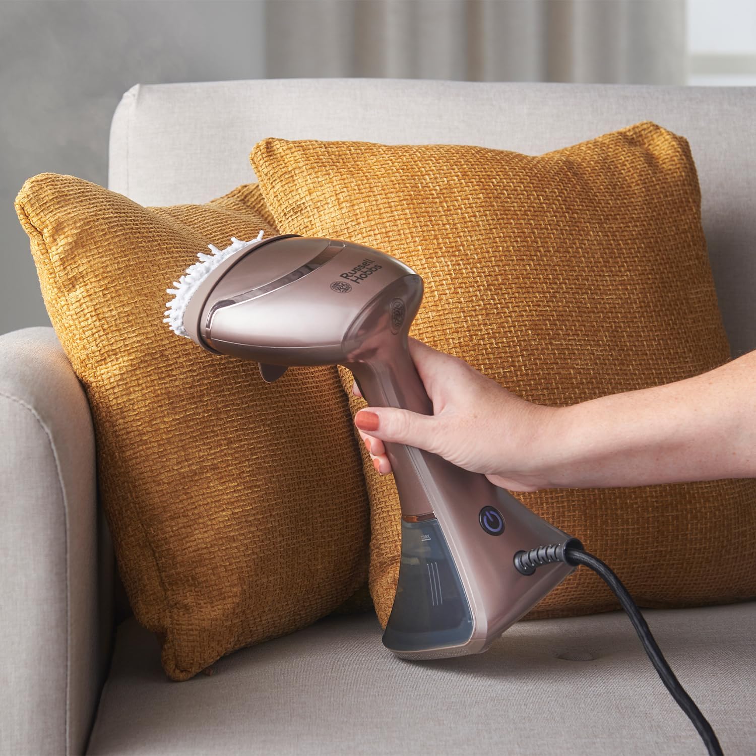Thumbnail 5 de Russell Hobbs Steam Genie Aroma Handheld Clothes Steamer (1800W) with Fragrance Diffuser