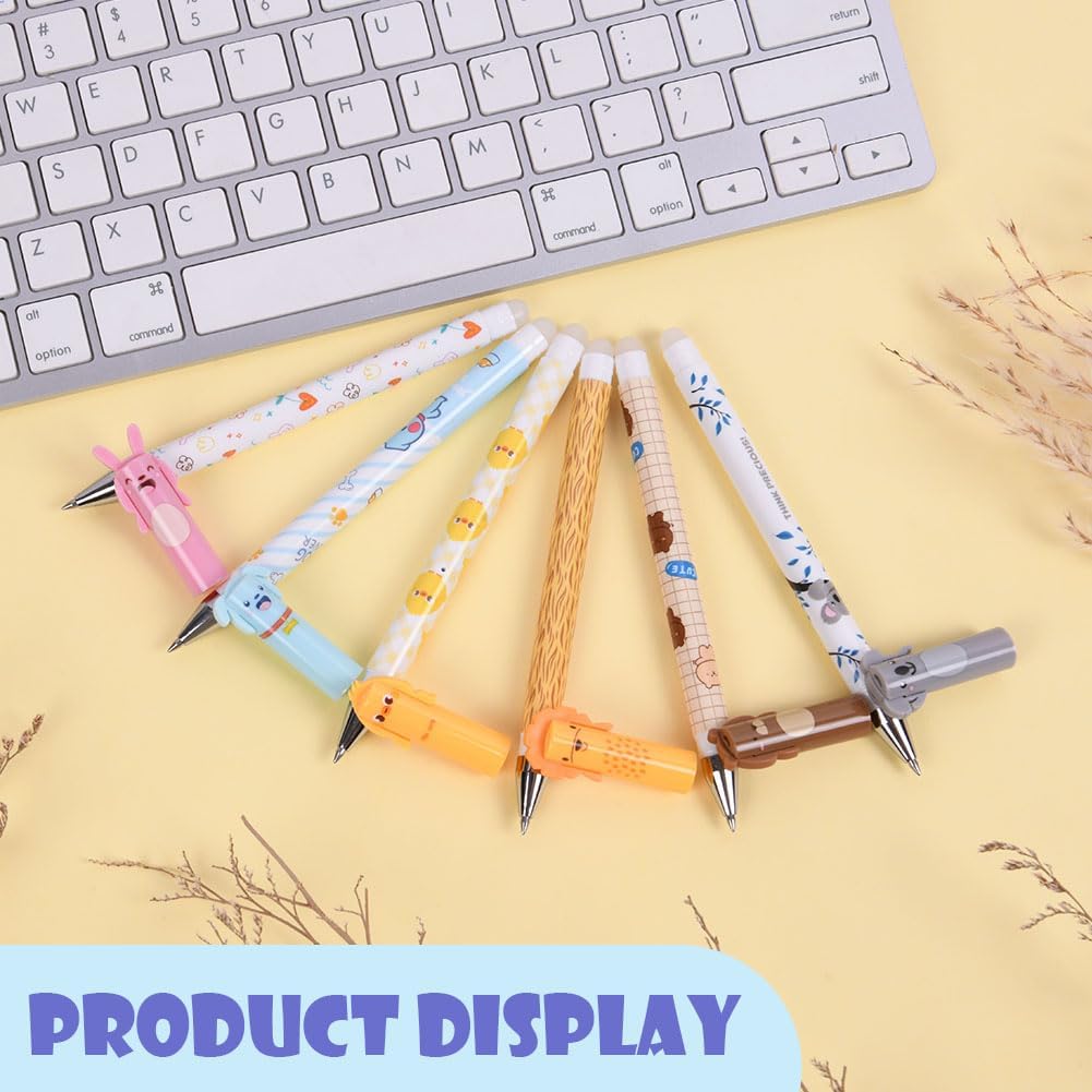 Thumbnail 5 de OFFCUP Penna a sfera cancellabile borrabile a frizione blu da 0,5 mm (con borratore), confezione da 4