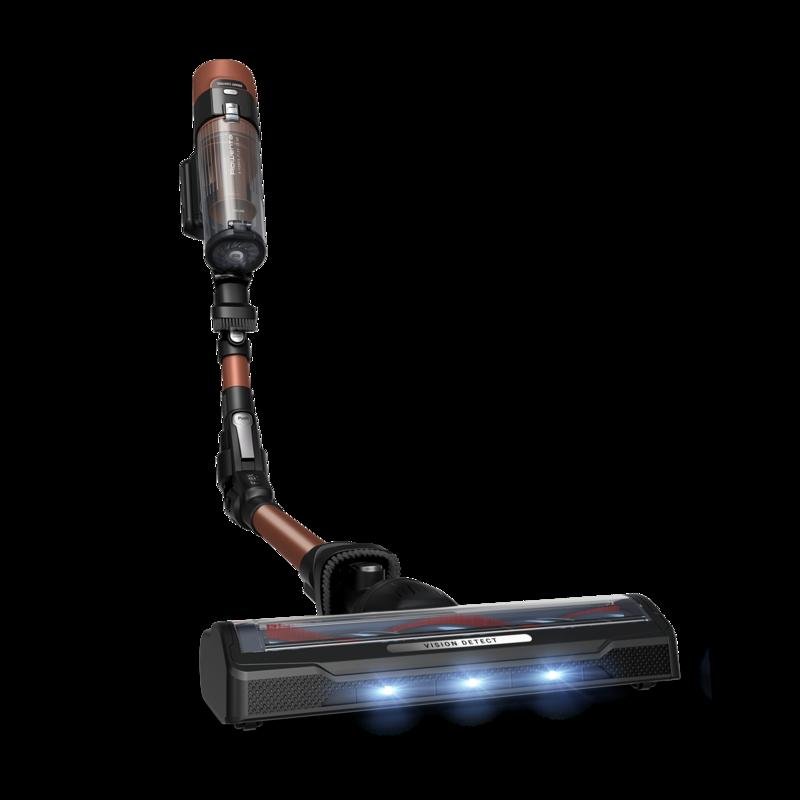 Detalle de Rowenta X-Force Flex 10.80 RH7A73: Aspiradora sin Bolsa, 300 W, 60 min, Mascotas (Naranja)