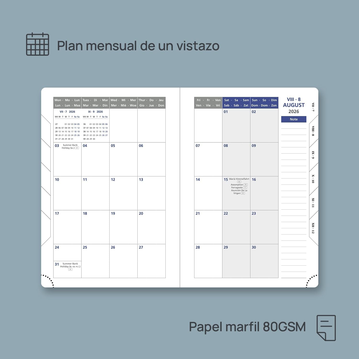 Thumbnail 3 de POPRUN Agenda 2026 Día Por Página A5 365 días