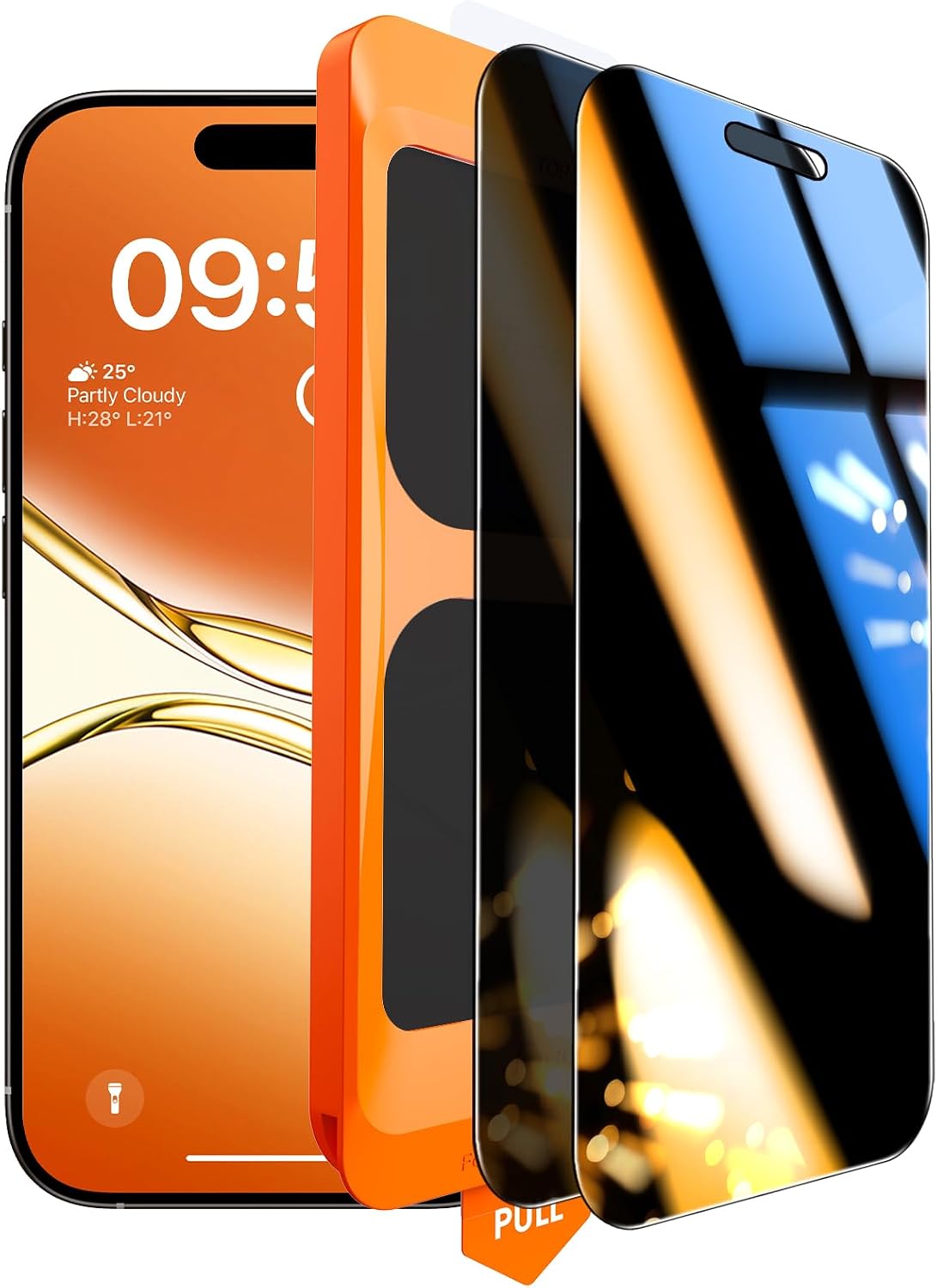 Thumbnail 6 de TOCOL 2-Pack Tempered Glass Screen Protector for iPhone 15 (6.1-inch) – Instant, Case-Friendly Full Coverage