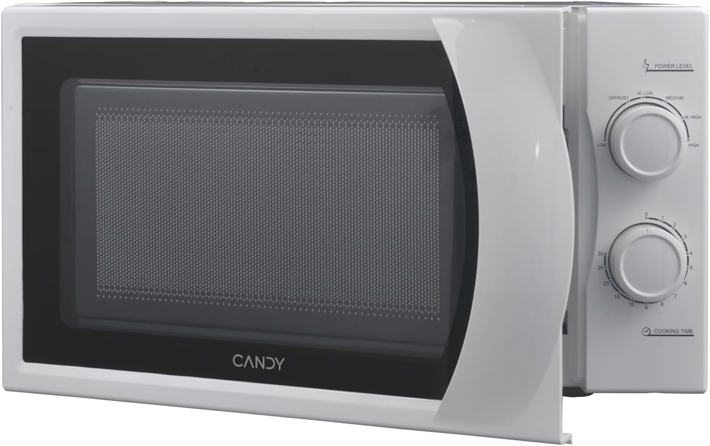 Detalle 2 de Candy Idea Forno a Microonde 20 L - 700 W, 6 livelli, Defrost, Timer e Segnale Fine Cottura, Bianco (CMW2070M)