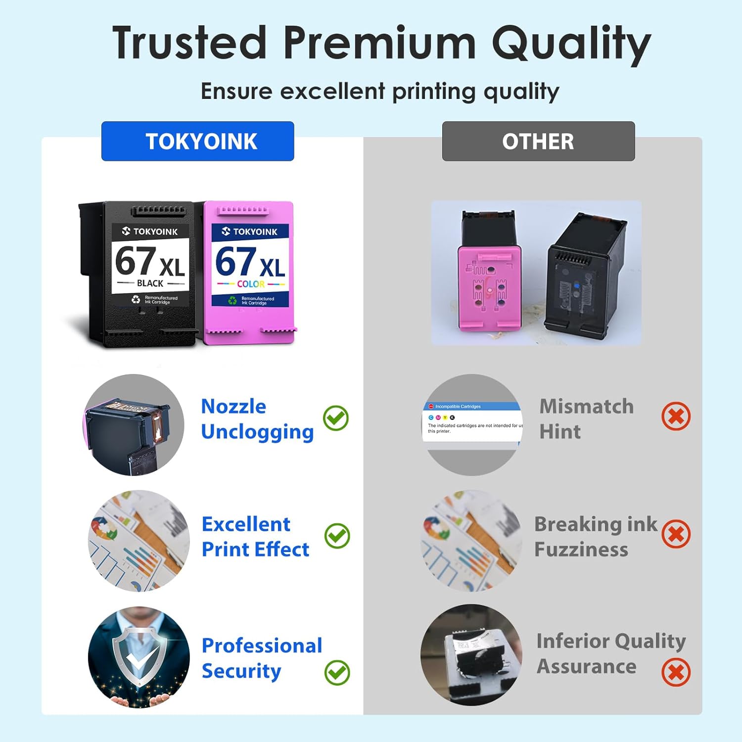 Thumbnail 4 de TOKYOINK 67XL Ink Cartridges 750 pages 🖨