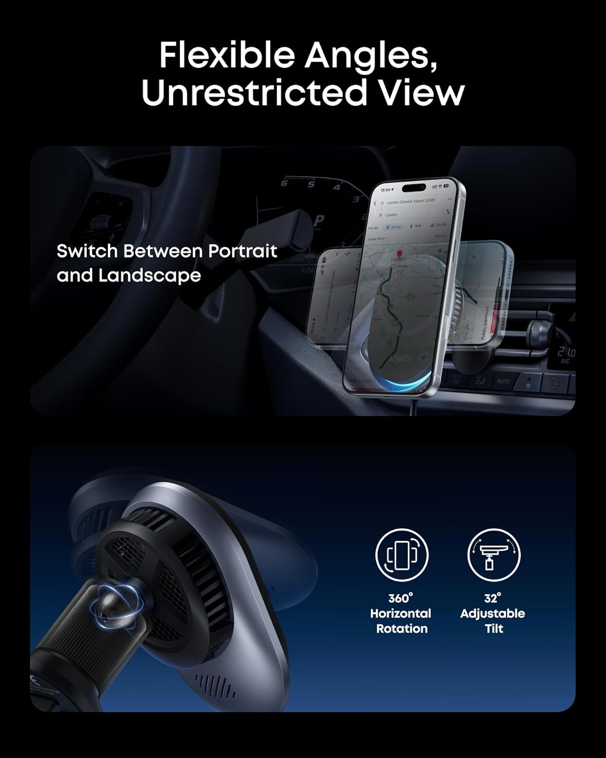 Thumbnail 6 de Anker Prime MagSafe Car Mount