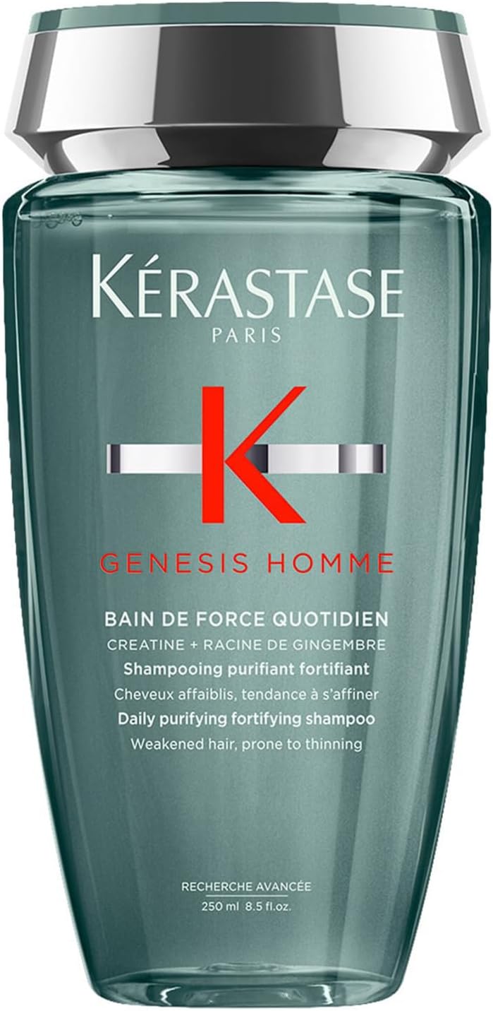 KÉRASTASE Genesis Homme Bain de Force Quotidien – Shampoing Purifiant 250 ml