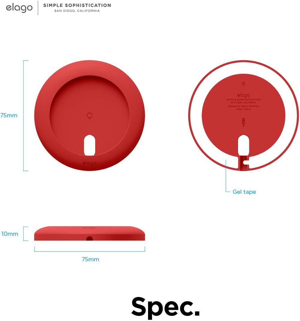 Thumbnail 6 de elago MS Cover di ricarica wireless magnetica con compatibilità MagSafe (Caricatore non incluso) – Rosso