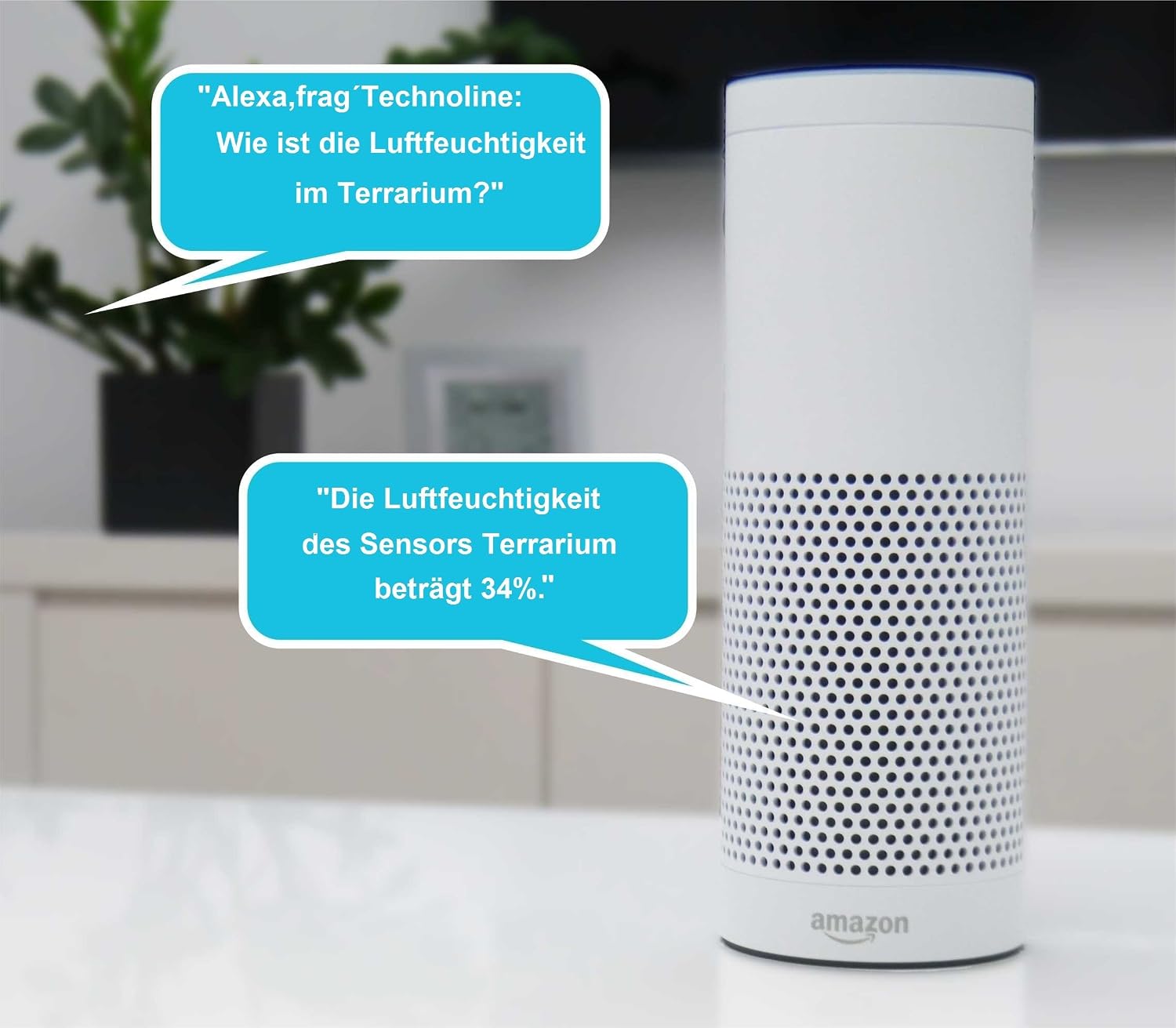 Detalle de Techno Line MA 10200+ – termohigrometr z bramką i alertami mobilnymi