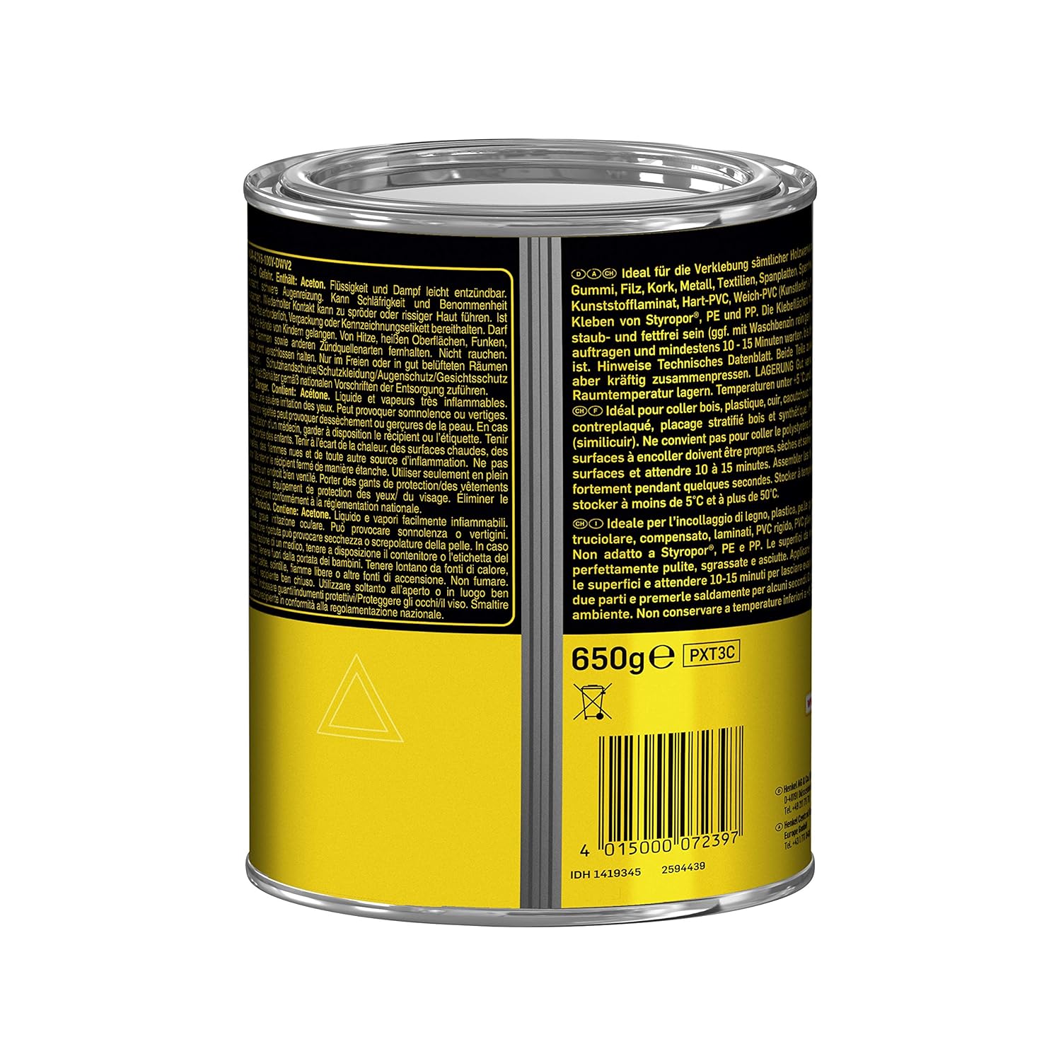 Thumbnail 1 de Pattex Kraftkleber Transparent – extrem starker, glasklarer Kleber 650 g