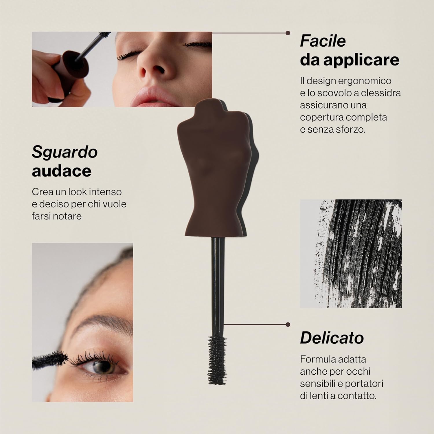 Thumbnail 3 de Rebeya Flama Libre Mascara Volumizzante e Allungante Nero – Extra Volume e Tenuta 14h
