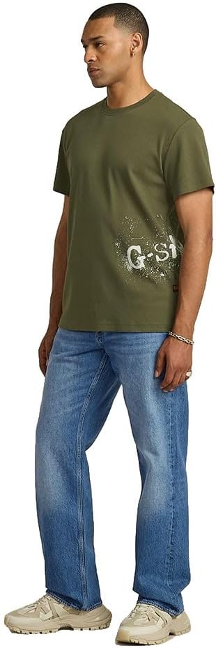 Detalle de G-STAR RAW Sprayed gr r t – bequemer Tragekomfort und origineller Look