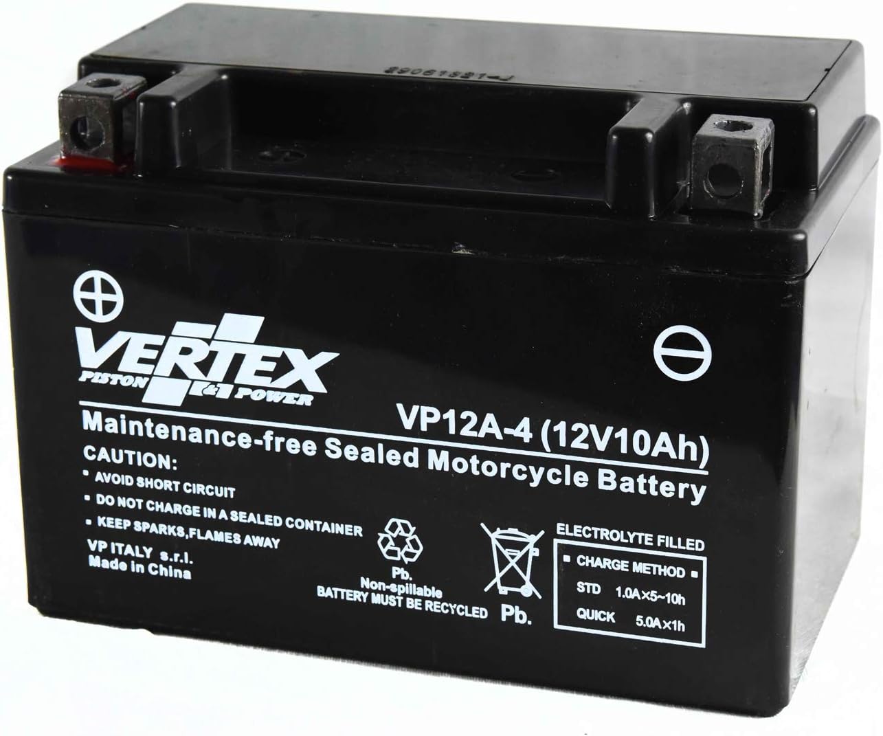 Detalle de Vertex VP12-A-4 12V 10Ah motorcycle battery