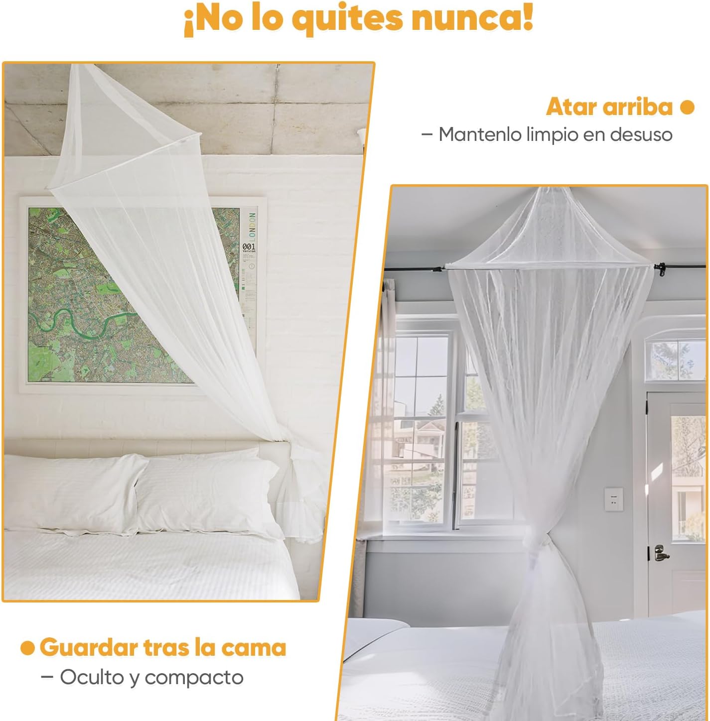 Thumbnail 6 de Sekey Mosquitera para Cama Individual 60x220x85cm 🦟 Fácil de Instalar