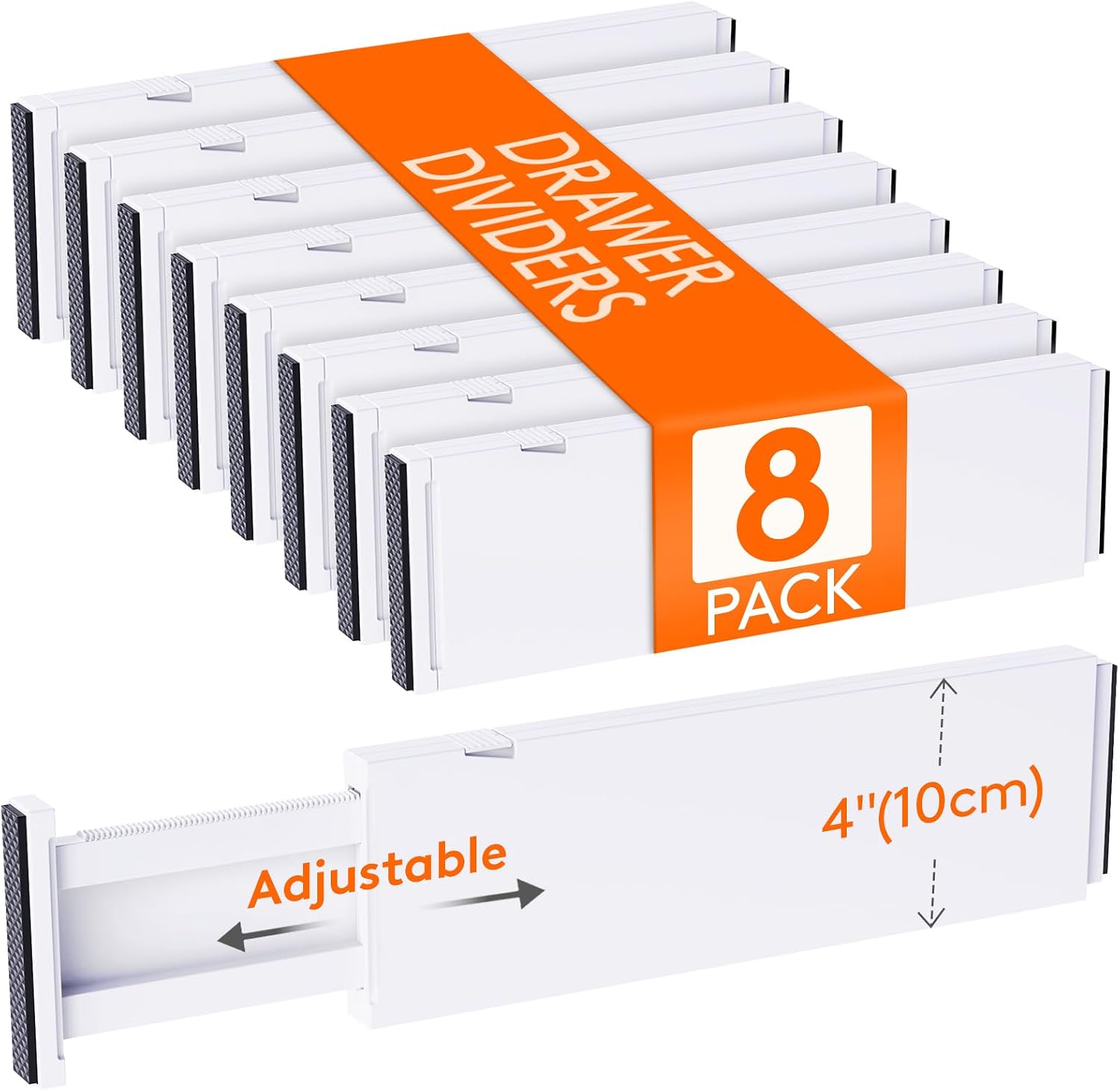 Detalle de Lifewit Schubladentrenner Set 8 für 34–50 cm
