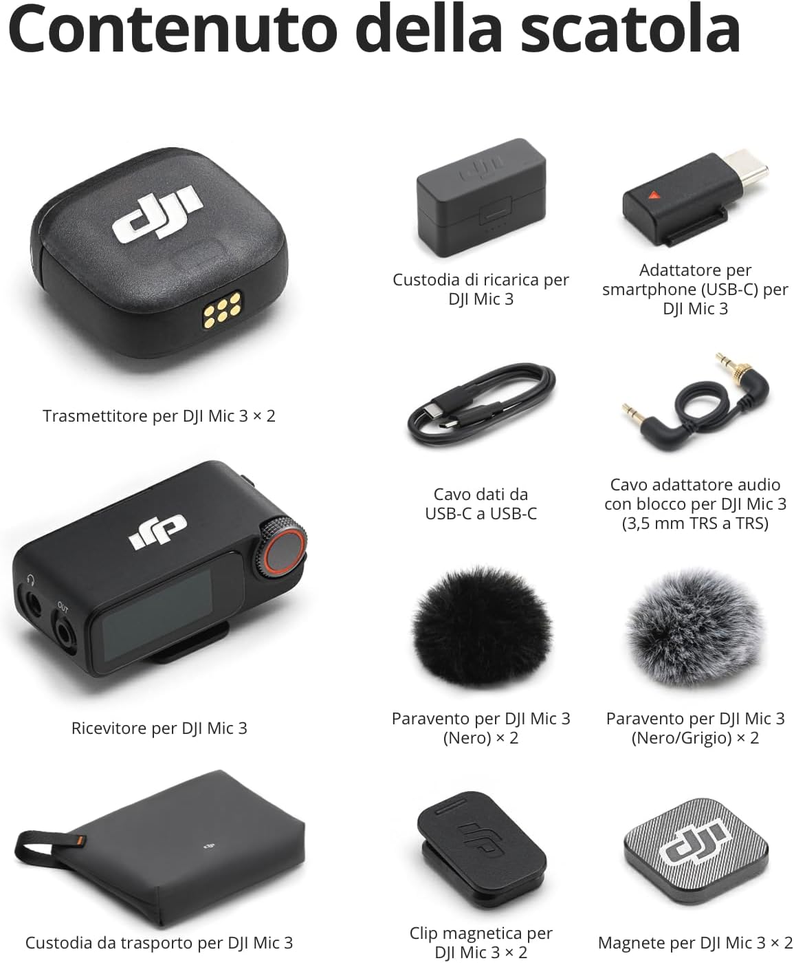 Thumbnail 6 de DJI Mic 3 Microfono wireless ultraleggero