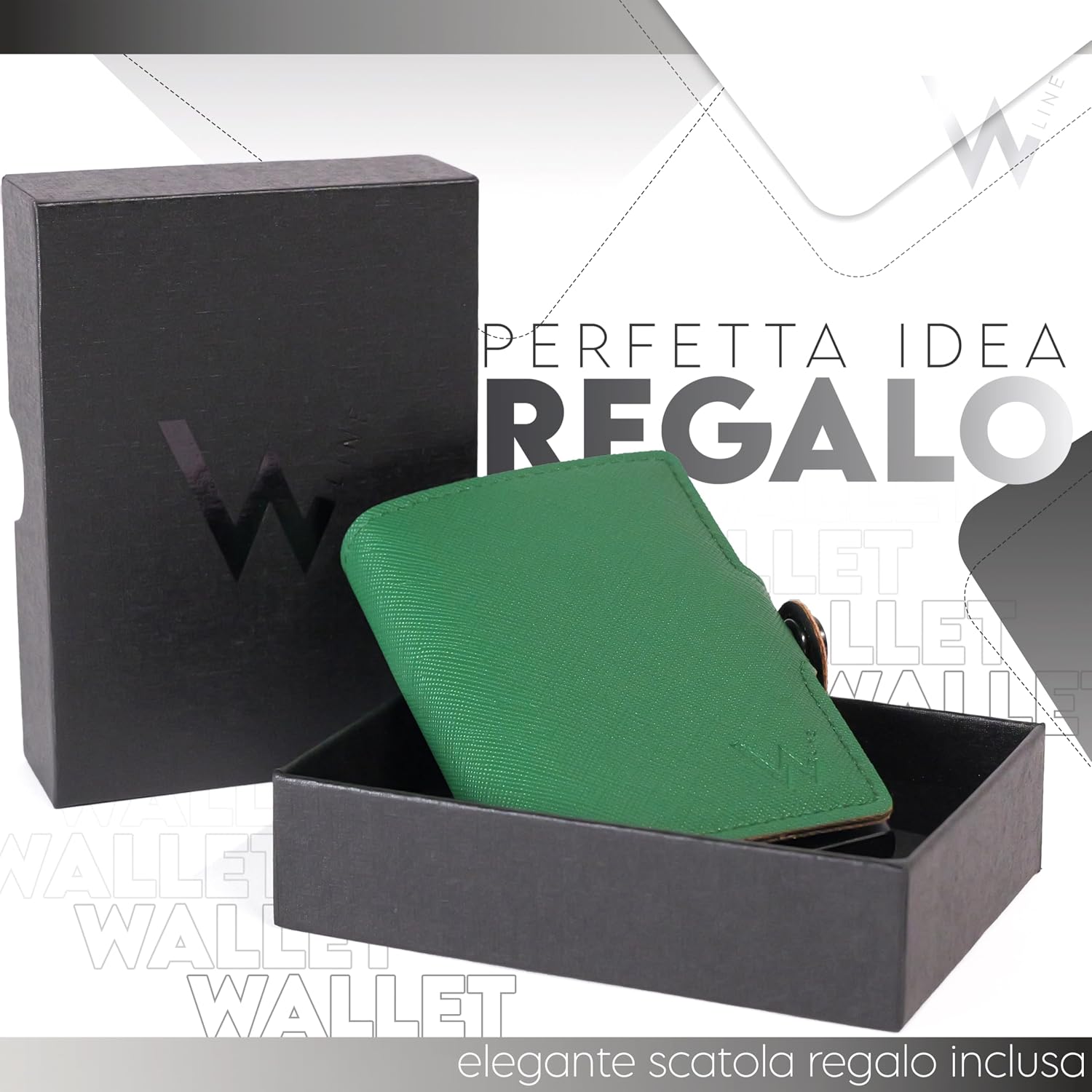 Detalle 2 de WLine Portafoglio Slim 1,5 cm