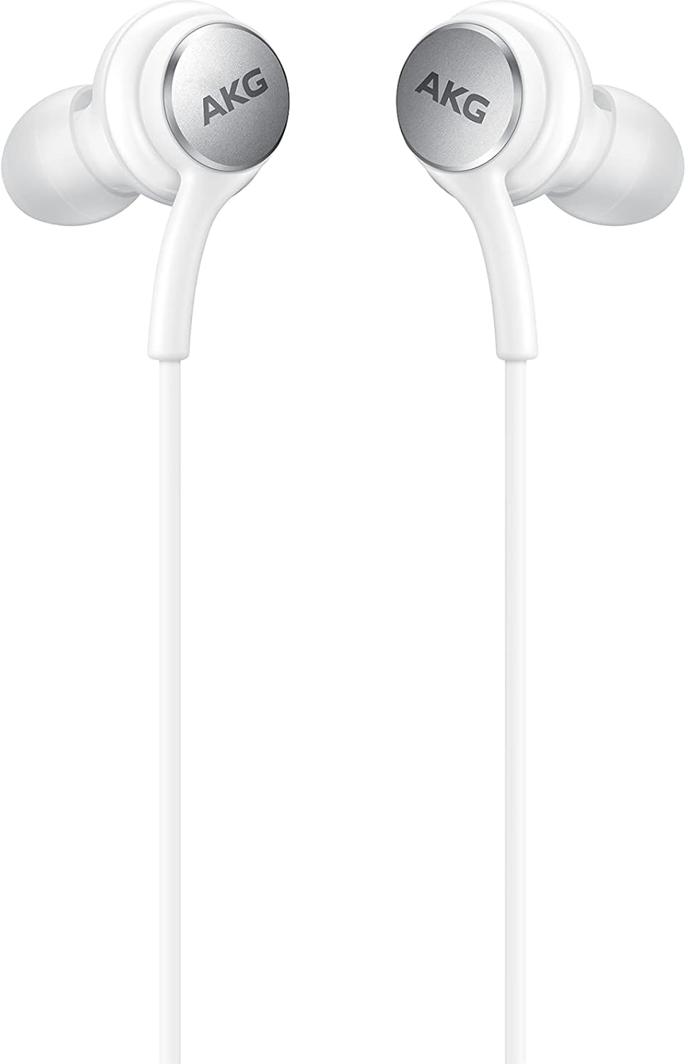 Detalle de Samsung Type-C Earphones EO-IC100 mit AKG-Sound – Zwei-Wege-Lautsprecher, Gewebekabel, USB-C, Weiß