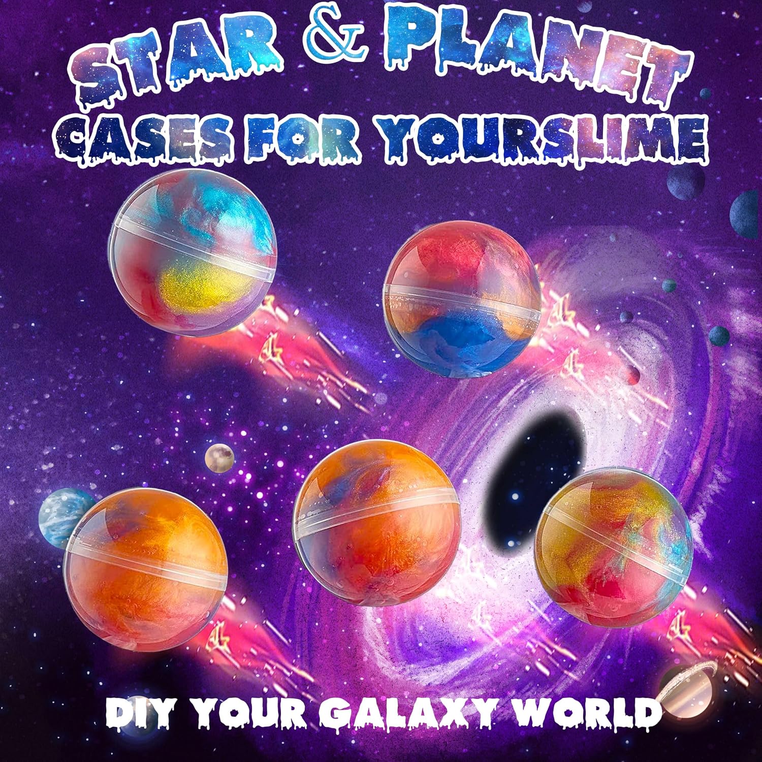 Detalle 2 de Funewest Mini Galaxy Slime Kit for Kids 🎨