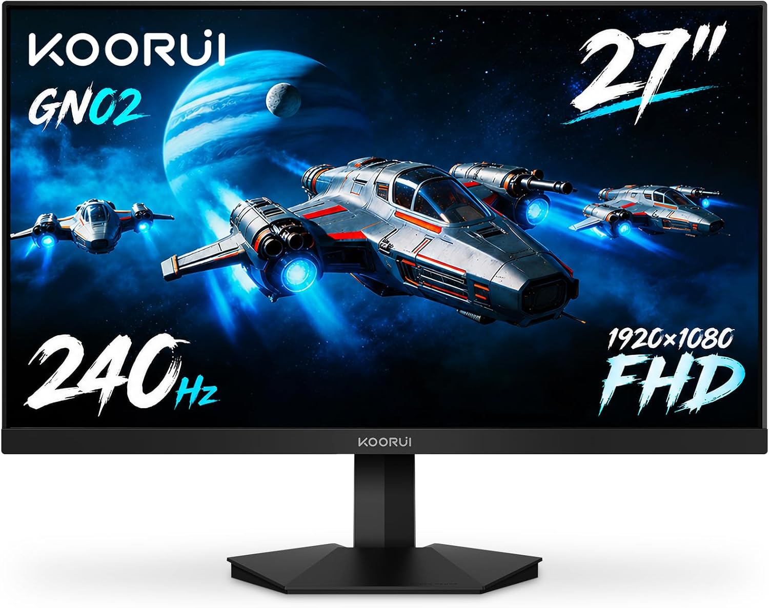 Detalle de KOORUI GN02 27" Gaming Monitor 240Hz