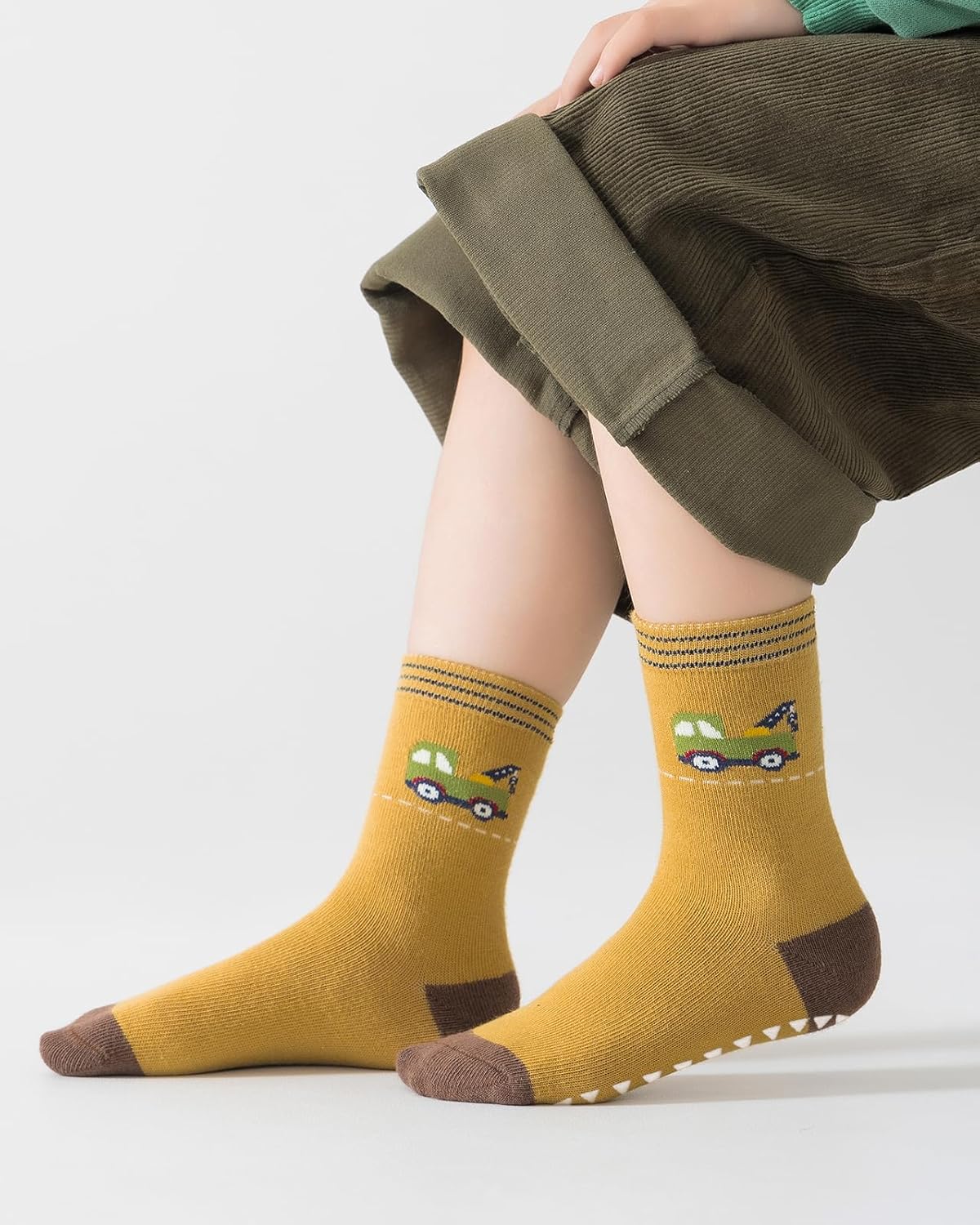 Detalle de Kyopp Chaussettes rigolotes enfants – lot de 10 paires en coton avec motifs animaux