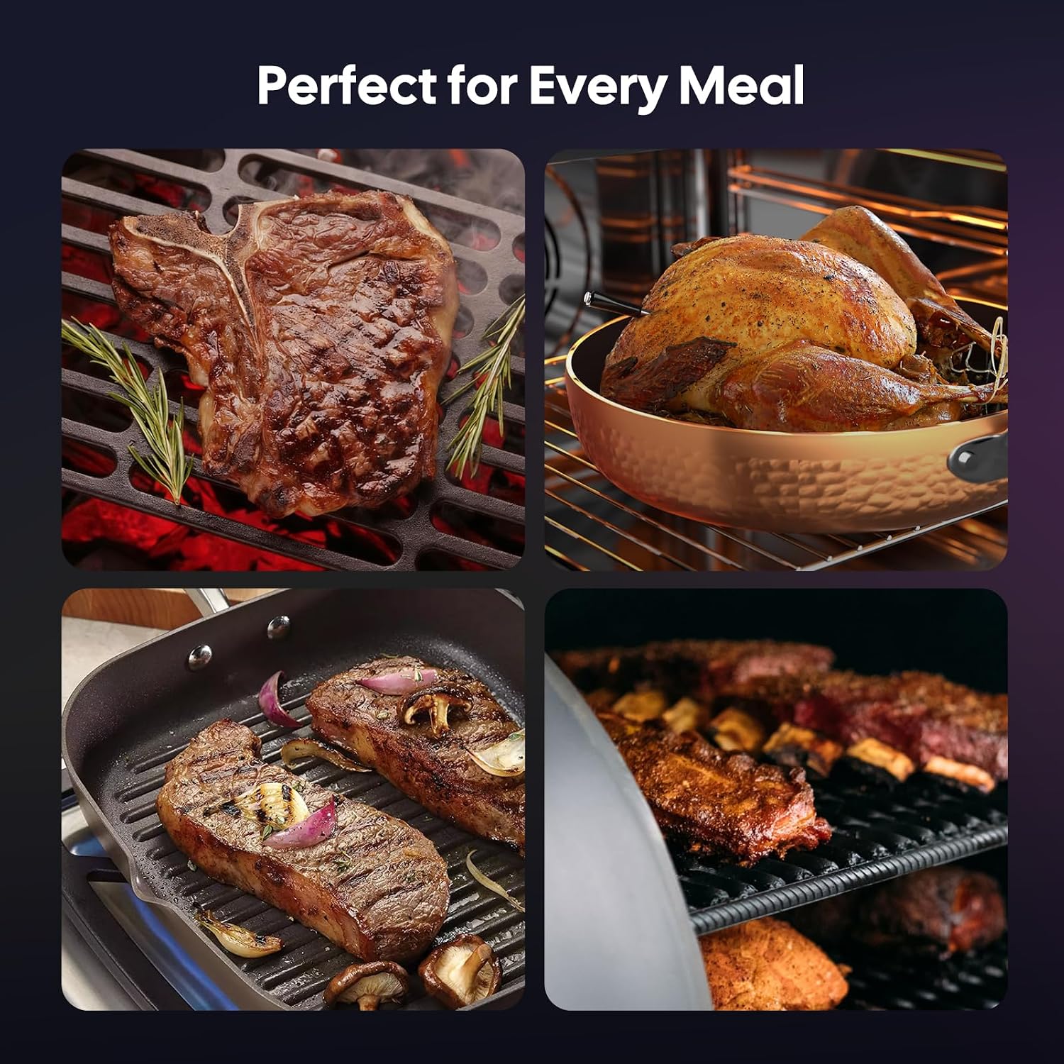Thumbnail 6 de InkGrill 4-Probe Digital Meat Thermometer with WiFi, Bluetooth and Smart App