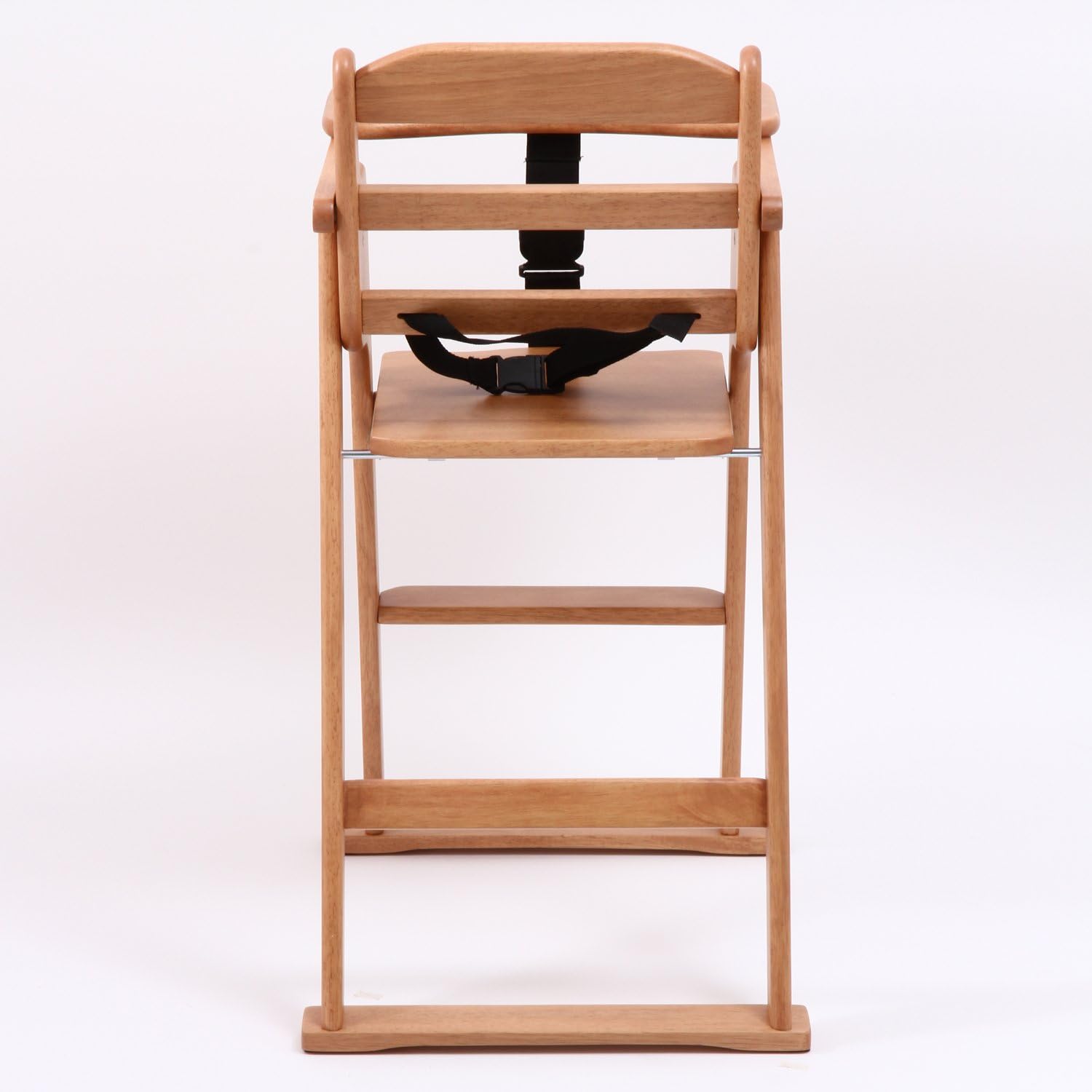 Detalle de 不二貿易 17332 木製ベビーチェア テーブル付き・折りたたみ式 ナチュラル