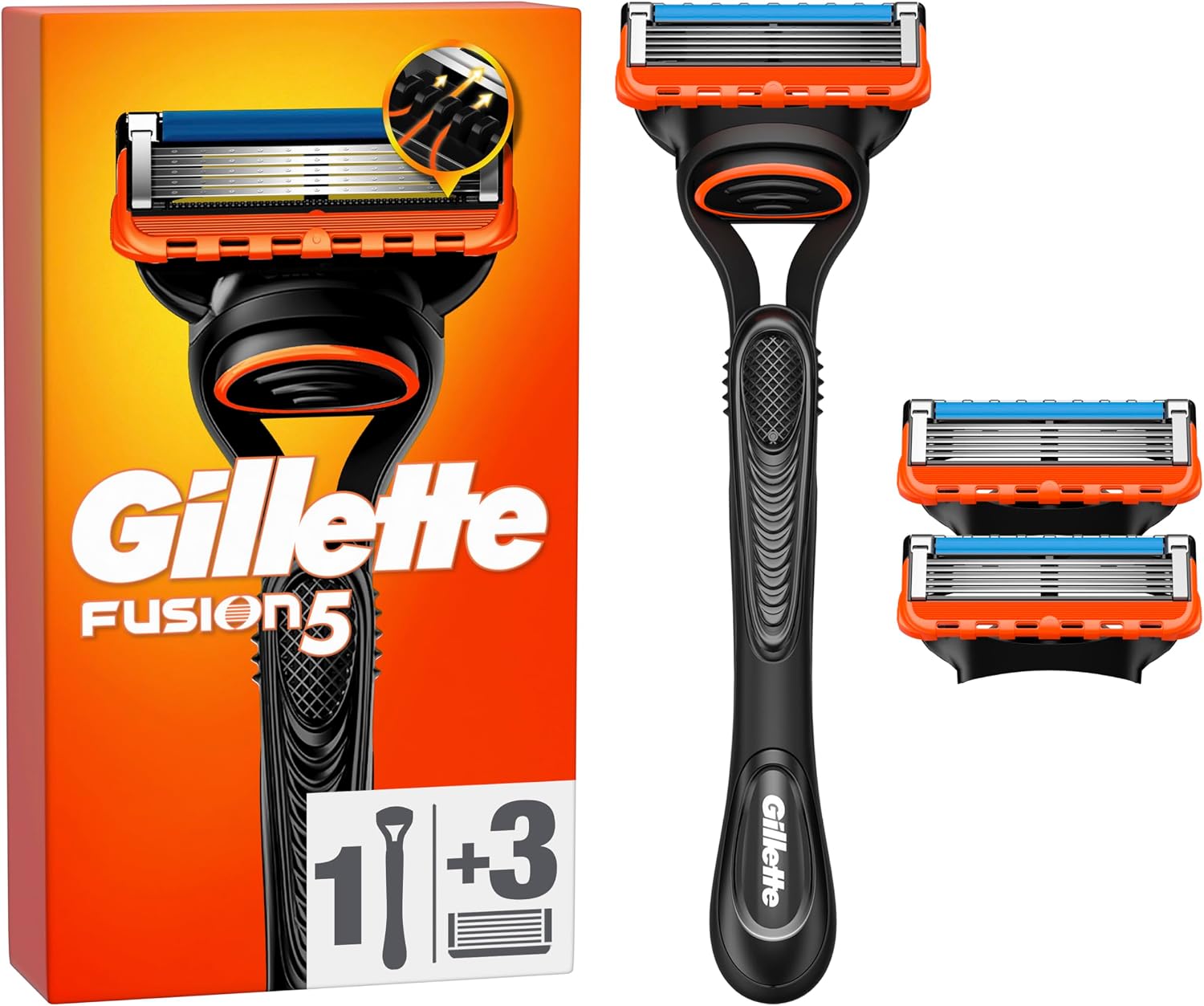 Detalle de Gillette Fusion5 Maquinilla con 3 recambios