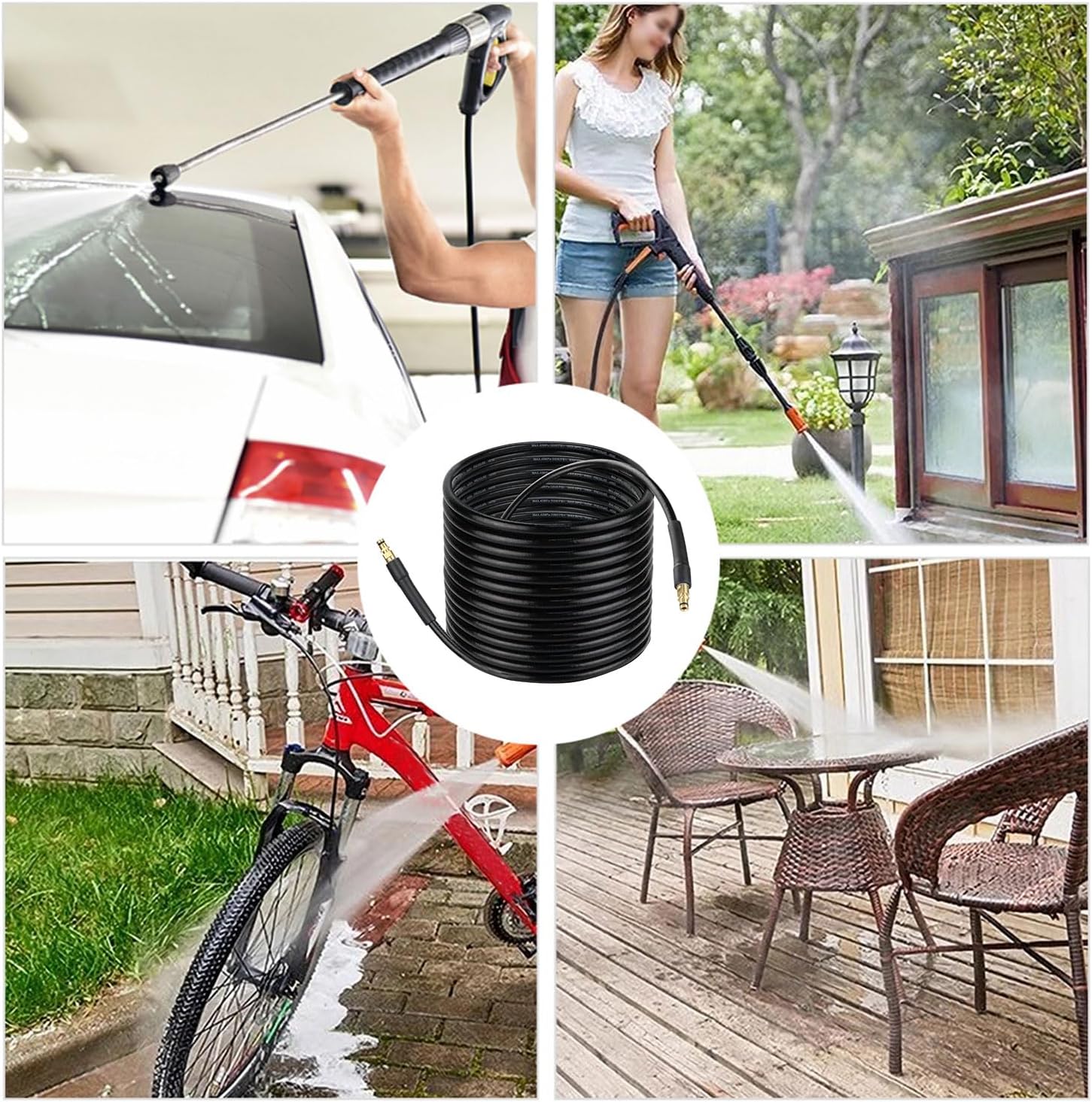 Thumbnail 4 de 10 m High Pressure Washer Hose 5800PSI