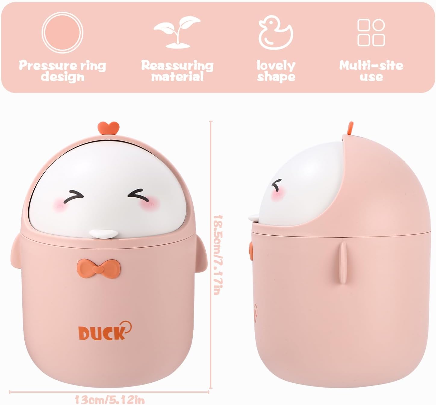 Detalle 2 de Huifoo Mini Tischmülleimer 🗑