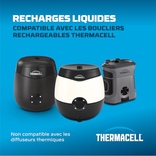 Detalle de Thermacell Recharge Liquide Anti-Moustiques et Moustiques Tigres – 80 h