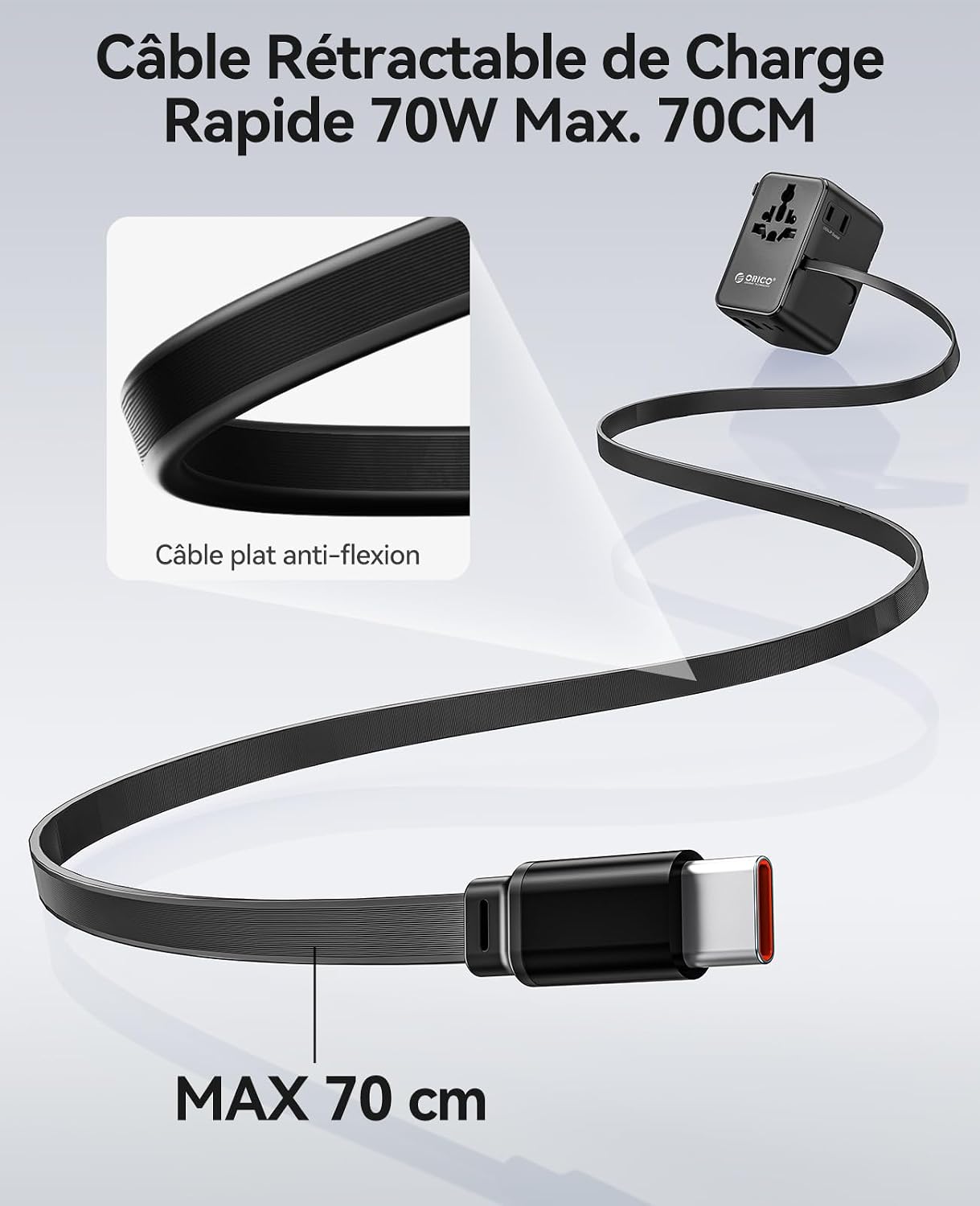 Thumbnail 2 de ORICO UAX Adaptateur universel 70W