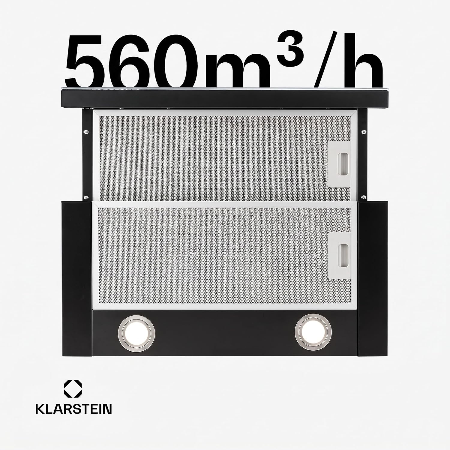 Detalle 2 de Klarstein Vinea CGCH2-Vinea-B underbyggnadsfläkt, 60 cm, 610 m³/h
