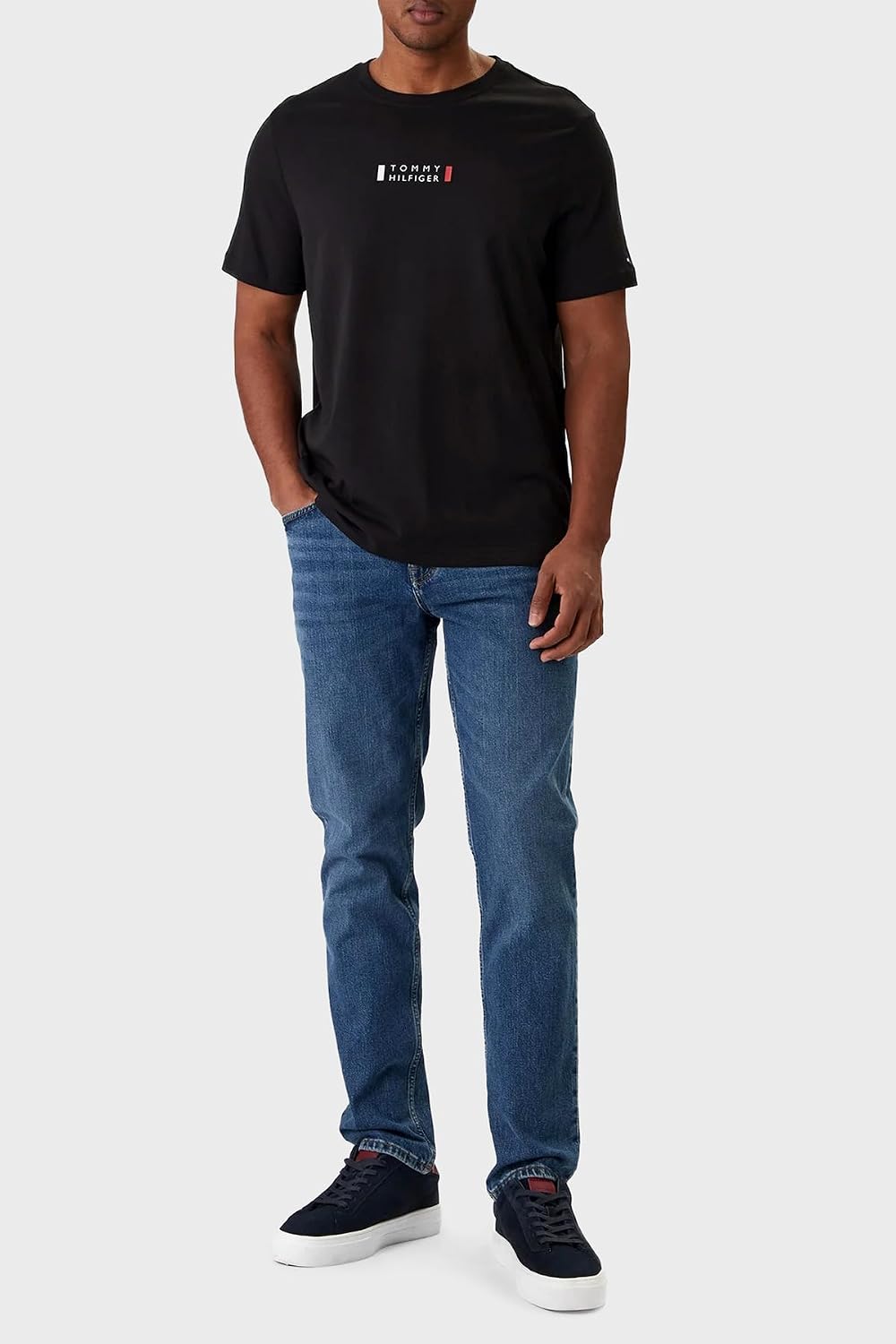 Detalle 2 de Tommy Hilfiger Brand Love Small Center Tee S/S Homme