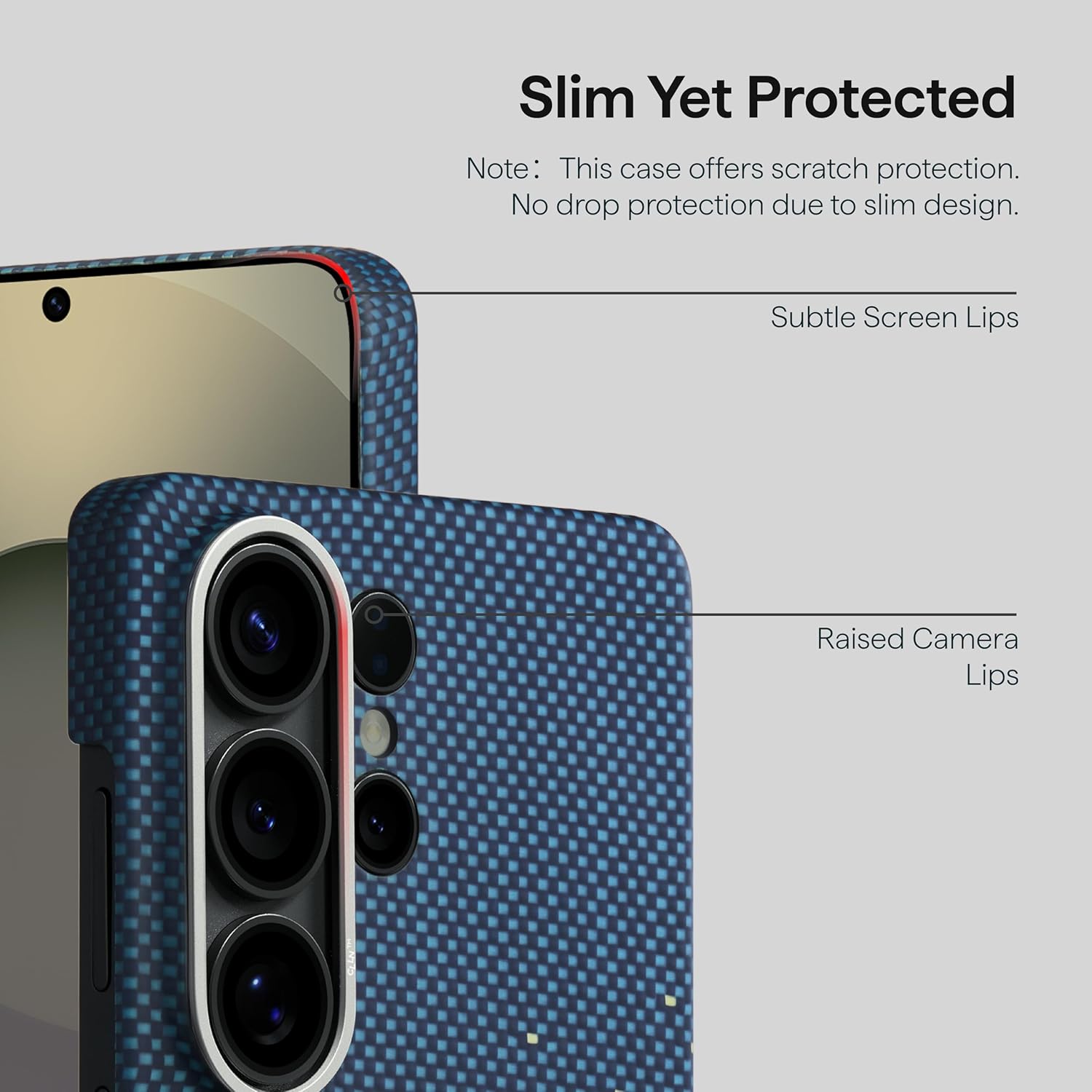 Thumbnail 4 de pitaka S26 Ultra Case for Galaxy S26 Ultra (6.9 Inch) with Aaron Button — Ultra-Slim, 1500D Aramid Fiber