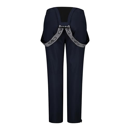 Detalle de CMP Kinder-Latzhose zum Skifahren, Schwarz-Blau, Größe 128 mit Clima Protect