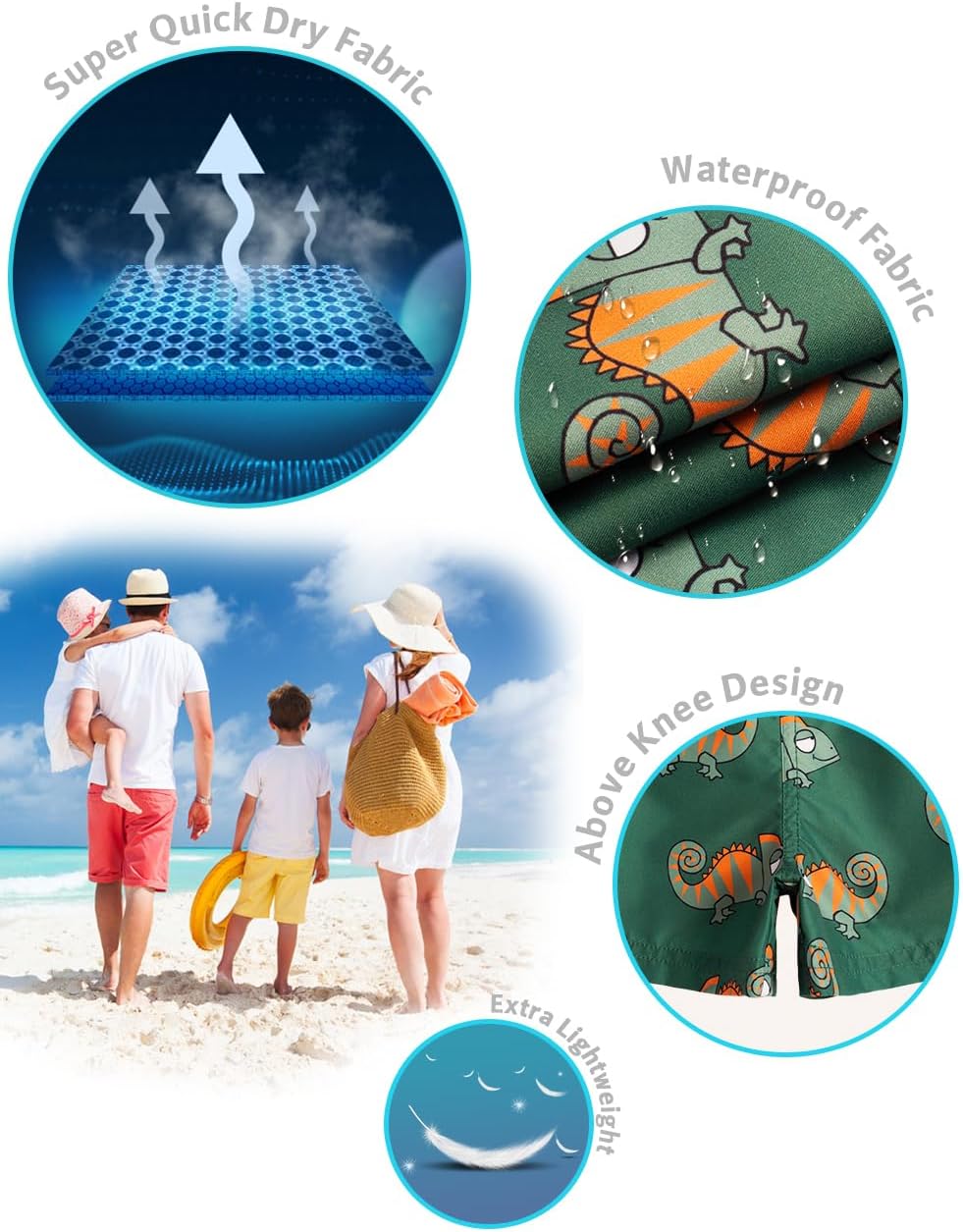 Thumbnail 1 de MaaMgic Kinder‑Badeshorts Schnelltrocknend – MEHRWEG, 2–16 Jahre
