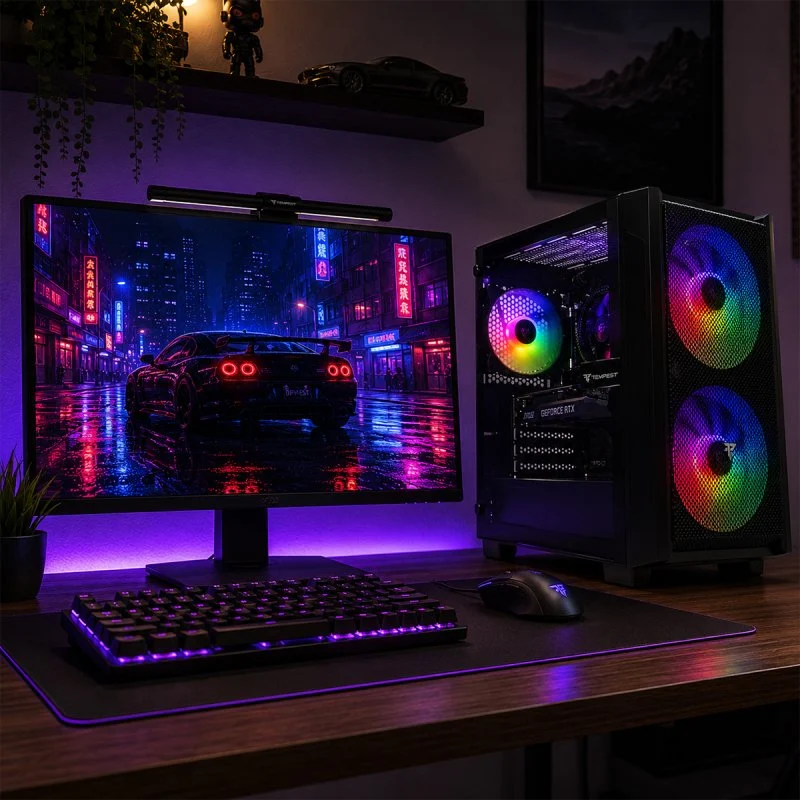 Detalle 2 de PcCom Lite: AMD Ryzen 5 5500, 16 GB, 1 TB SSD, RTX 3050 y Windows 11 Home