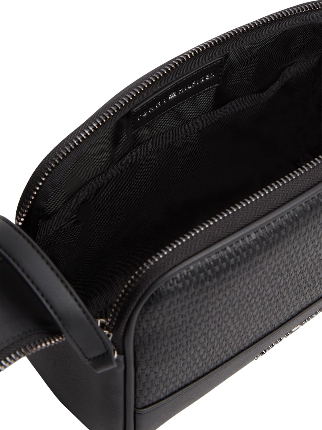 Thumbnail 4 de Tommy Hilfiger Herren Kulturbeutel Woven mit Logo – Schwarz, 21 x 10 x 12,5 cm
